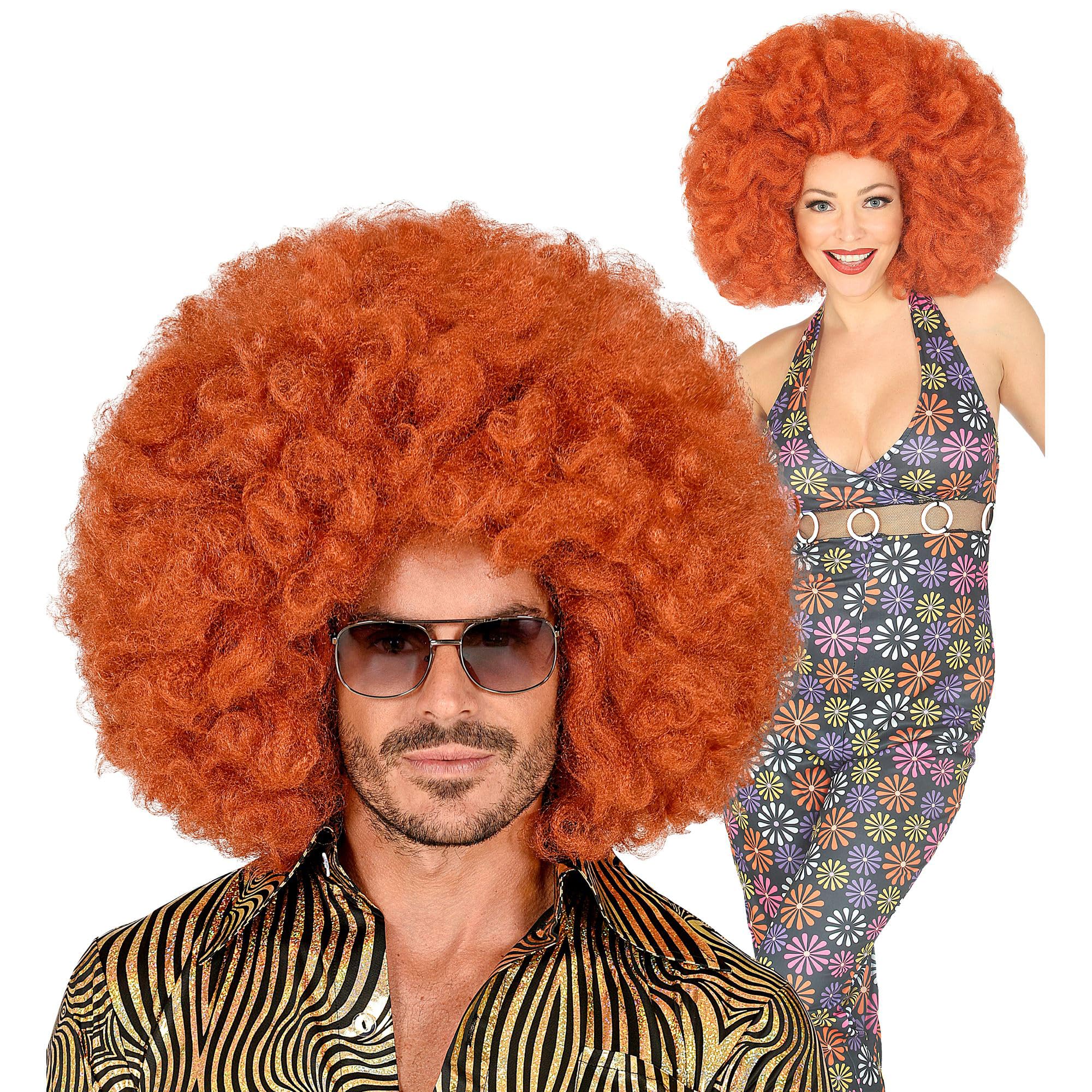 Widmann - Giant Afro wig, curly wig, synthetic hair, disco fever, 70s, theme party, carnival
