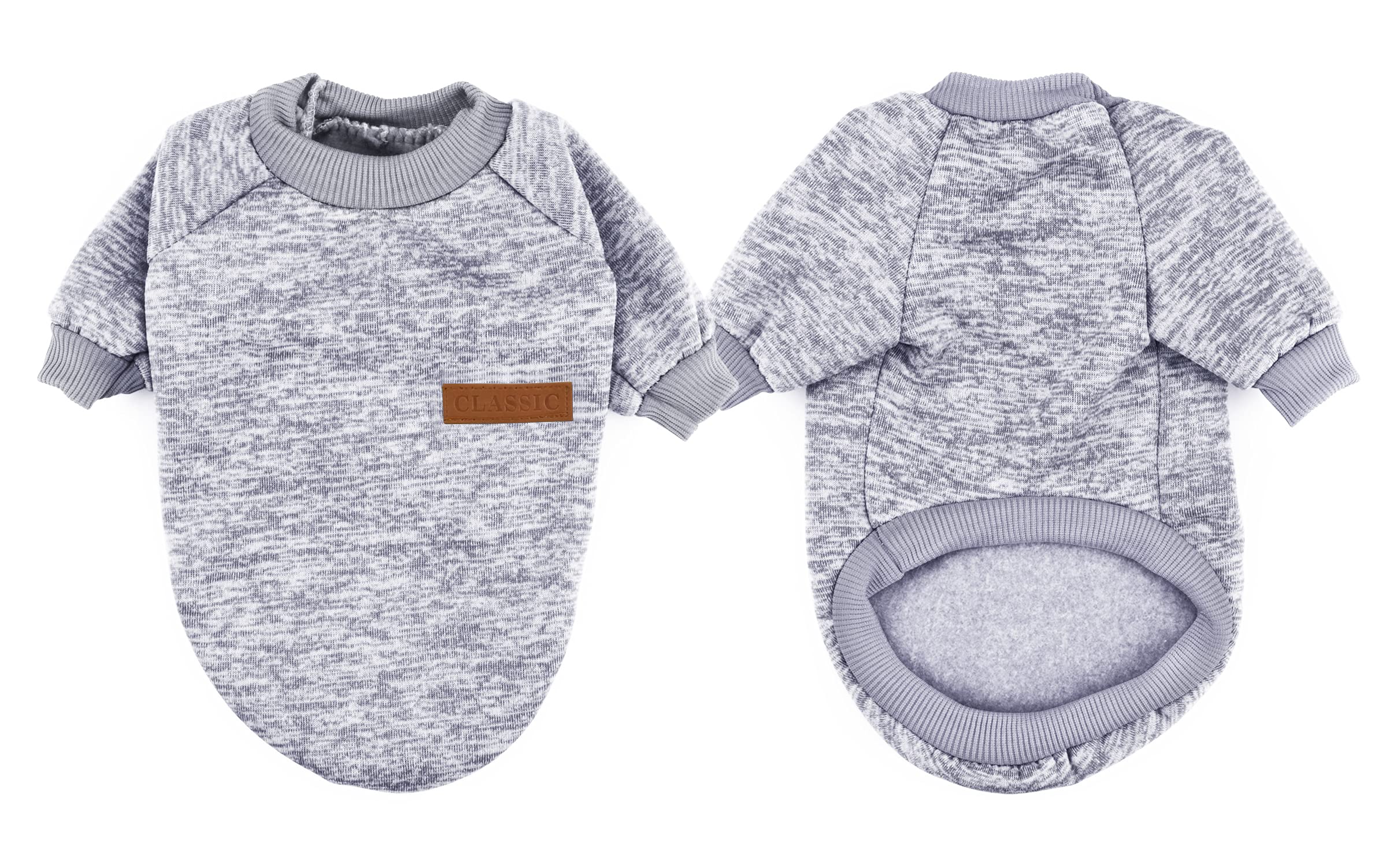 Mosucoirl Pet Cat Dog Sweater,Winter Dog Jumpers Cat Clothes Comfortable Fleece Pet Coat Costume Warm Sweater Apparel for Puppy Small Medium Dog