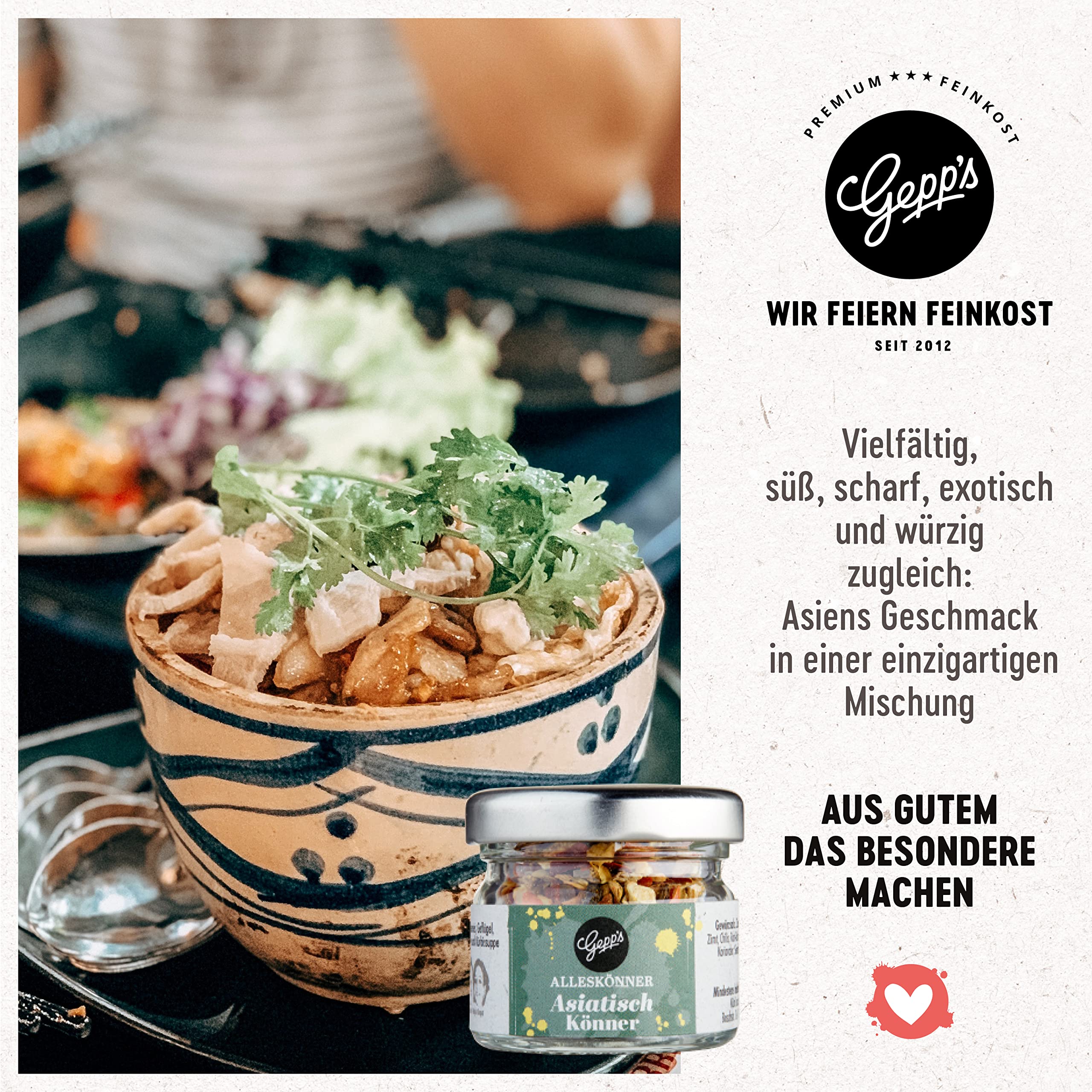 Gepp's Feinkost Gewürzreise Mini Gewürze aus aller Welt Gewürzmischungen Geschenkset
