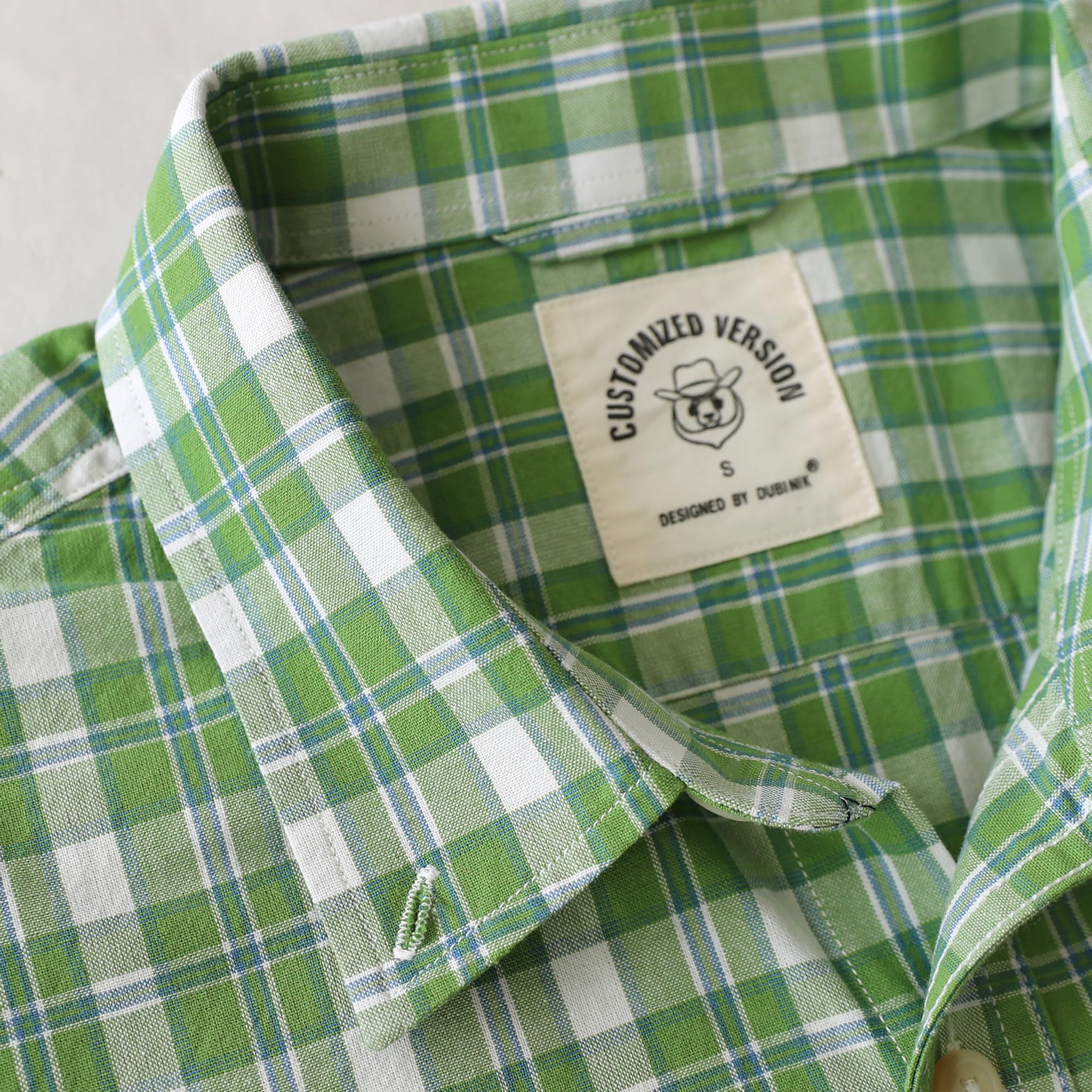 Dubinik® Chemise Homme Manches Longues en Coton