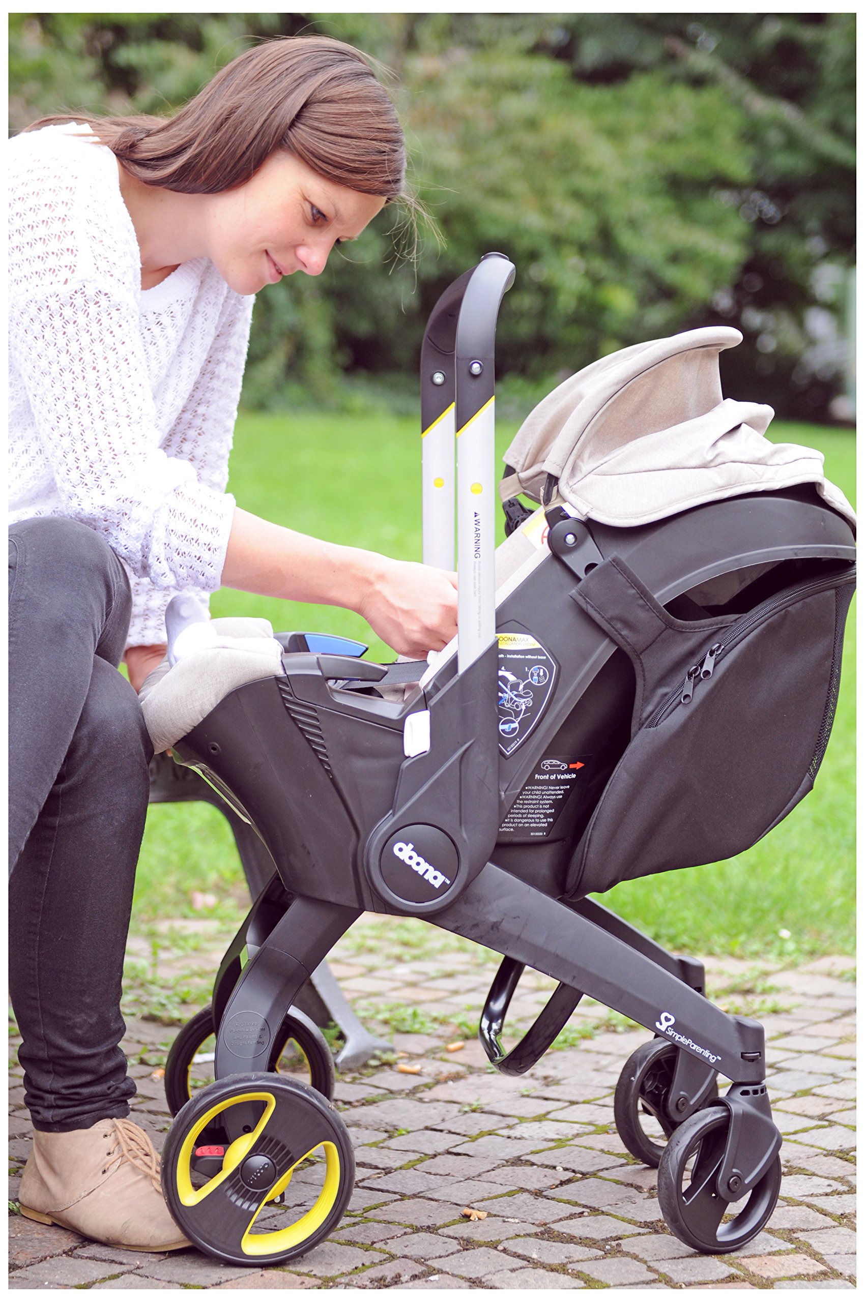 doona stroller storage