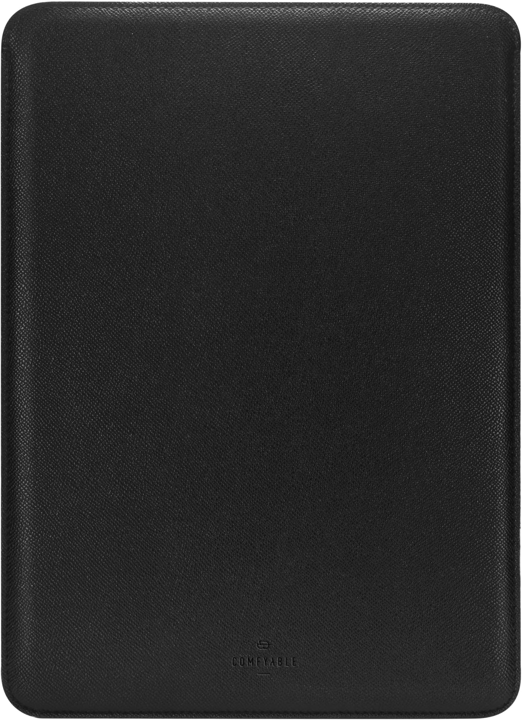 Comfyable Laptop Sleeve 14 Inch Precisely Compatible with MacBook Pro M5 M4 M3 M2 M1 Pro/Max 2025, Faux Leather Cover Case 14 in, Black