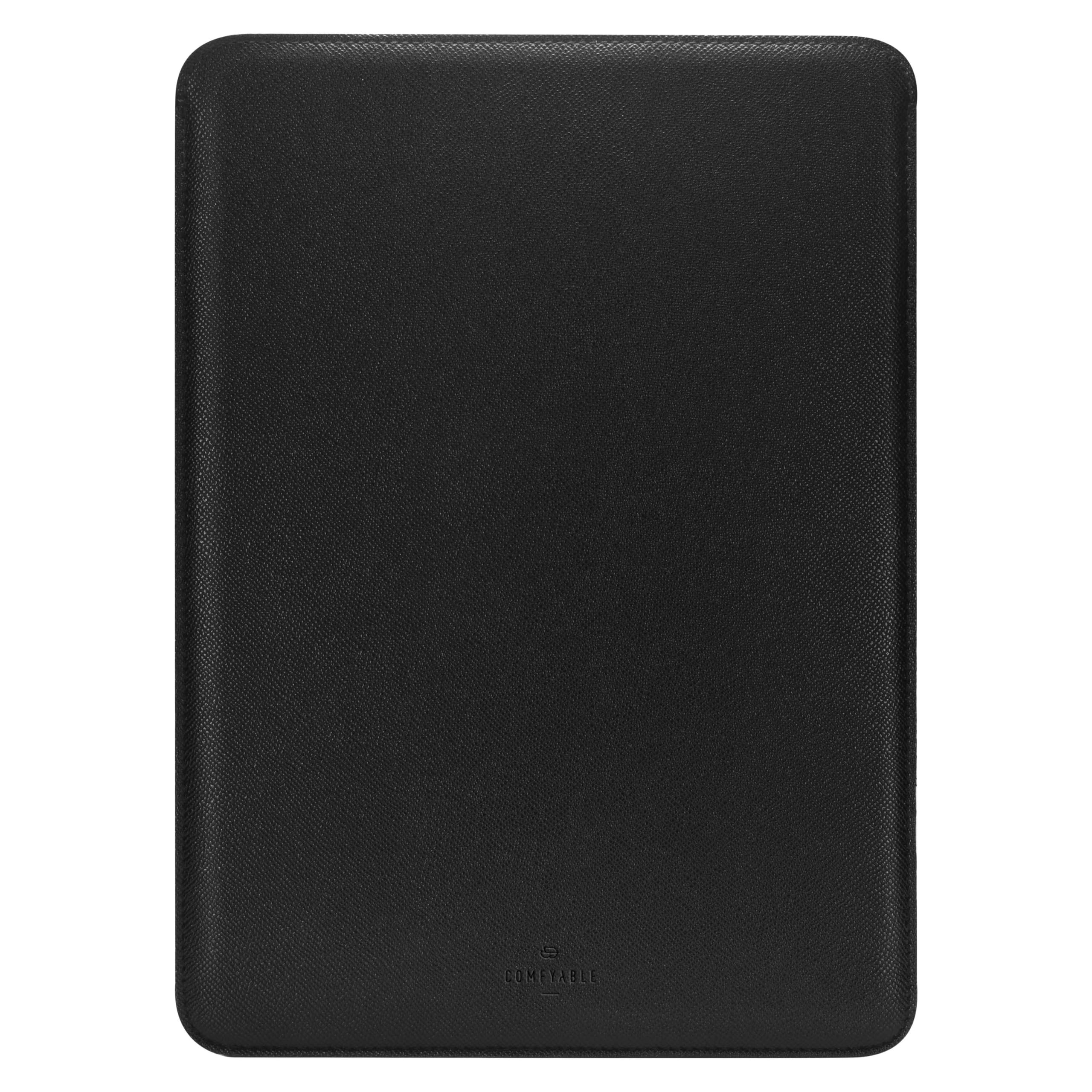 Comfyable Laptop Sleeve 13 Inch Precisely Compatible with MacBook Pro M2 2022 M1 2020-2016 & Mac Air M4 2025 M3 2024 M2 2022 M1 2020, Faux Leather Cover Case, Black