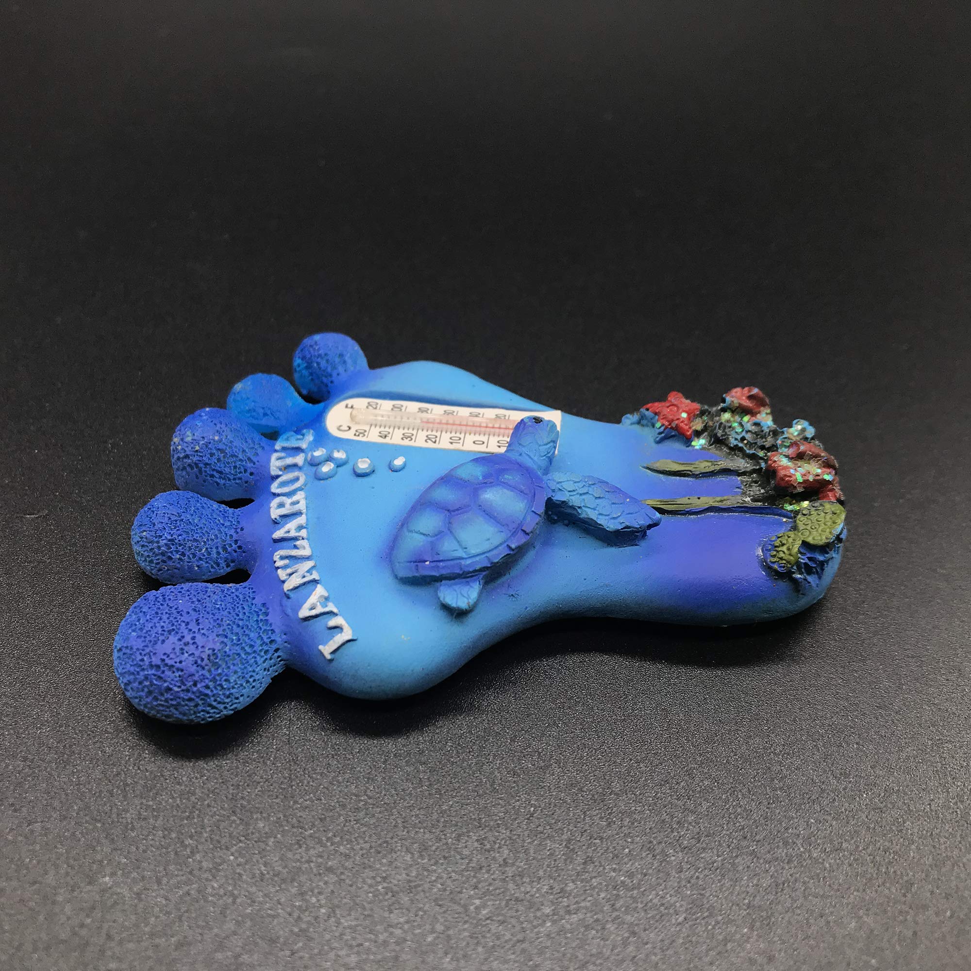 Magnete Frigo 3D Lanzarote Spagna – Souvenir Artigianale In Resina – Idea Regalo Viaggio Per Collezionisti E Decorazione Cucina