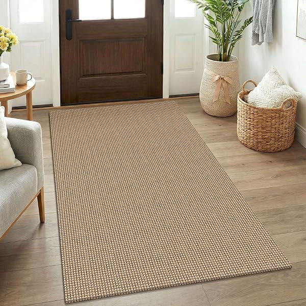 KOZYFLY Boho Rugs for Entryway 3x5 Ft Washable Area Rug Non Slip Rubber…