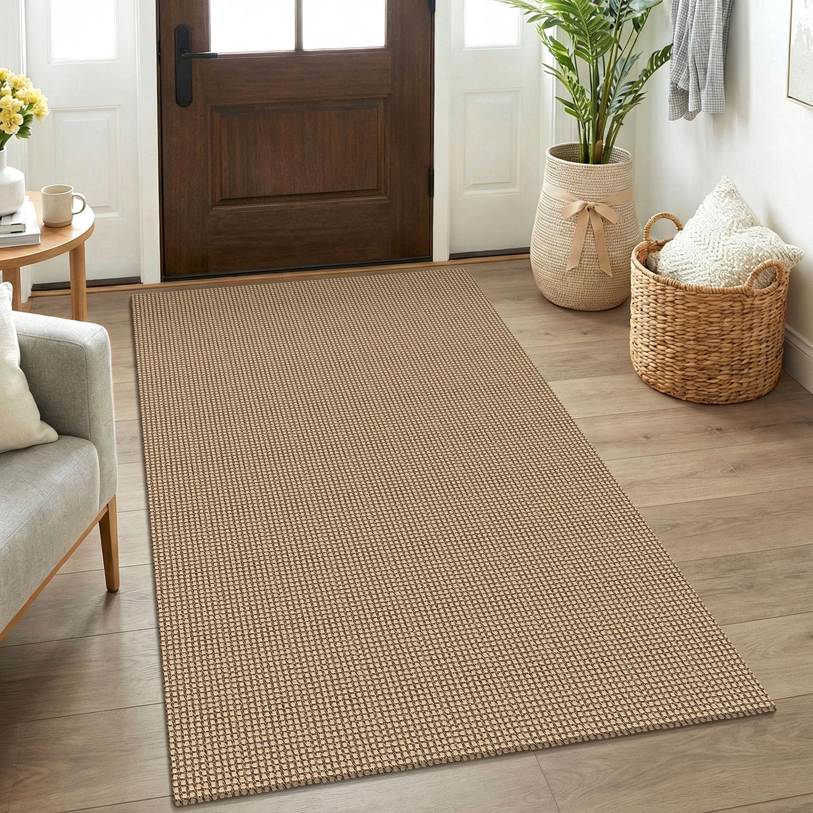 3x5 ft Washable Non Slip Cotton Area Rug M705