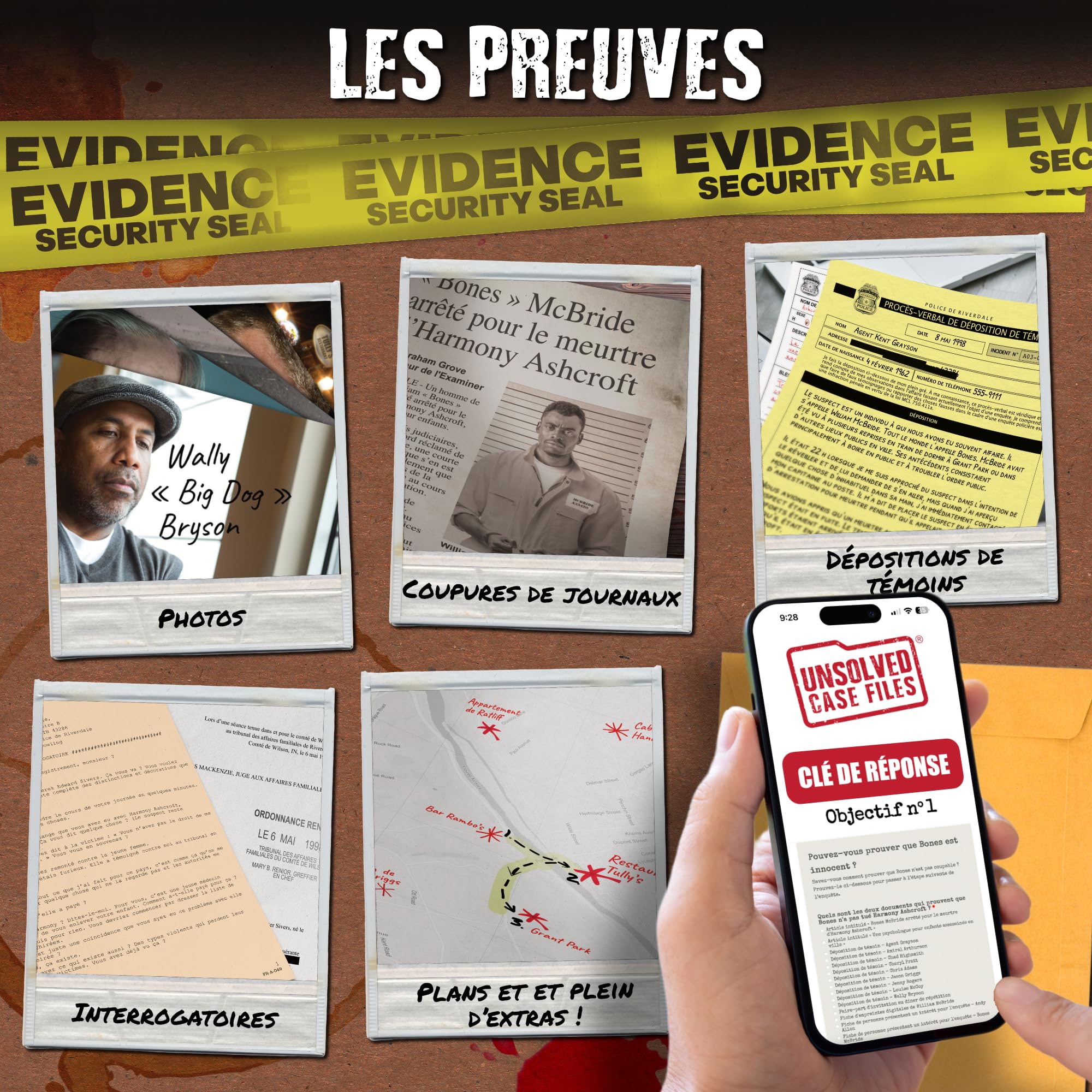 Unsolved Case Files I Jeu d’enquête sur des Affaires de meurtres Non élucidées (français) – Qui a tué Harmony Ashcroft ? Parviendrez-Vous à démasquer l’auteur du Crime ?