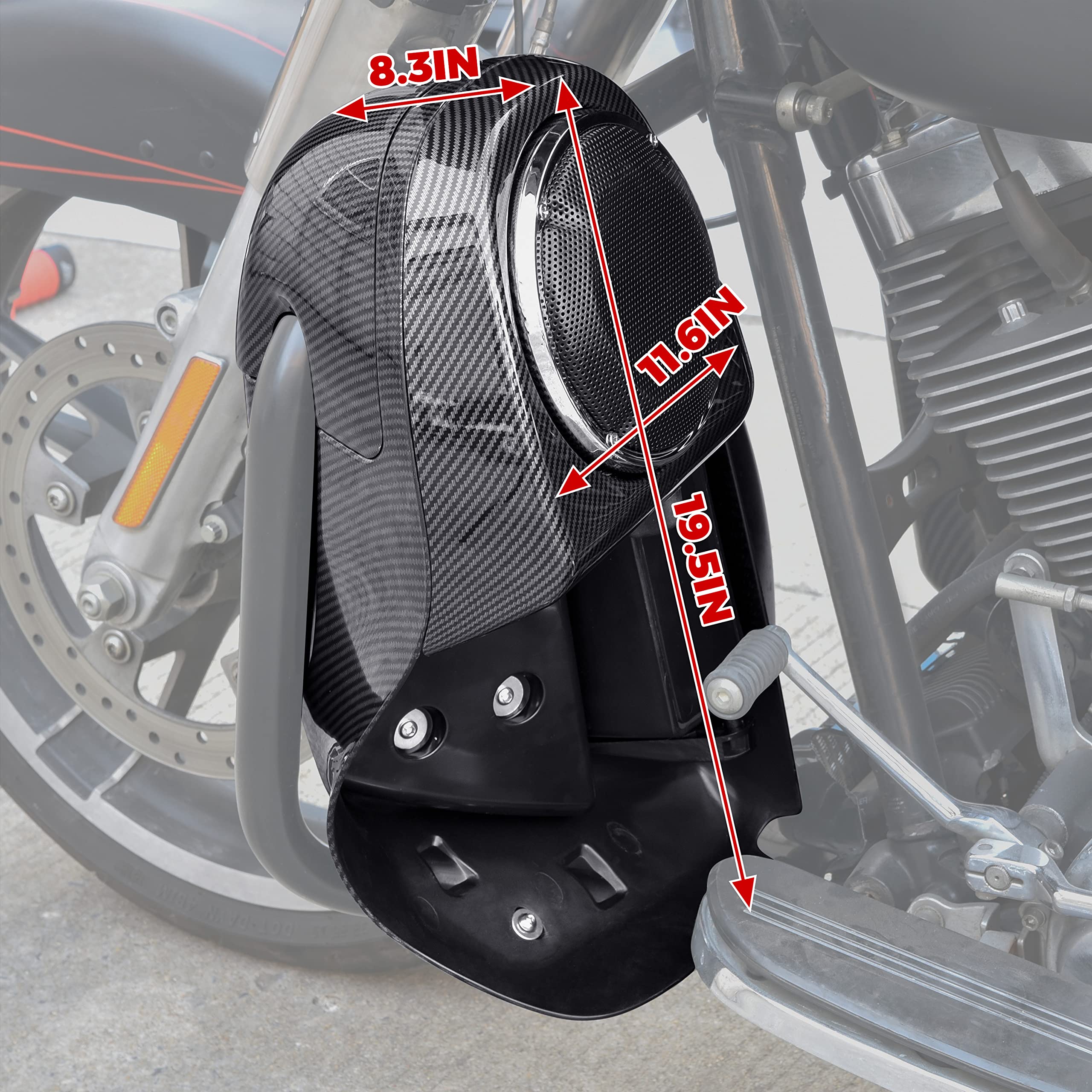 Amazon | VEISUTOR カーボンファイバーパターン 下部の通気孔付き