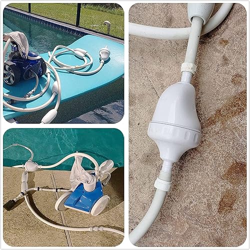 Miniatura 9 de Kit de repuesto de válvula de respaldo G52, incluye funda G54, mecanismo de engranaje G53 y anillo exterior G57, compatible con limpiador de piscina