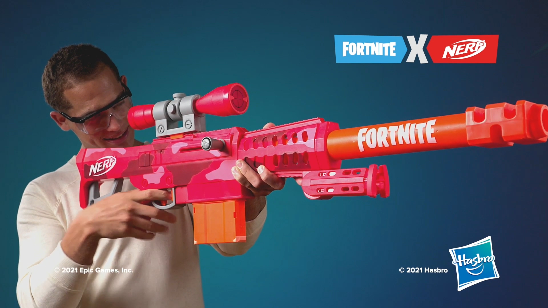 Amazon.com: Nerf Fortnite Heavy SR Blaster Scope; Big Blaster; 6
