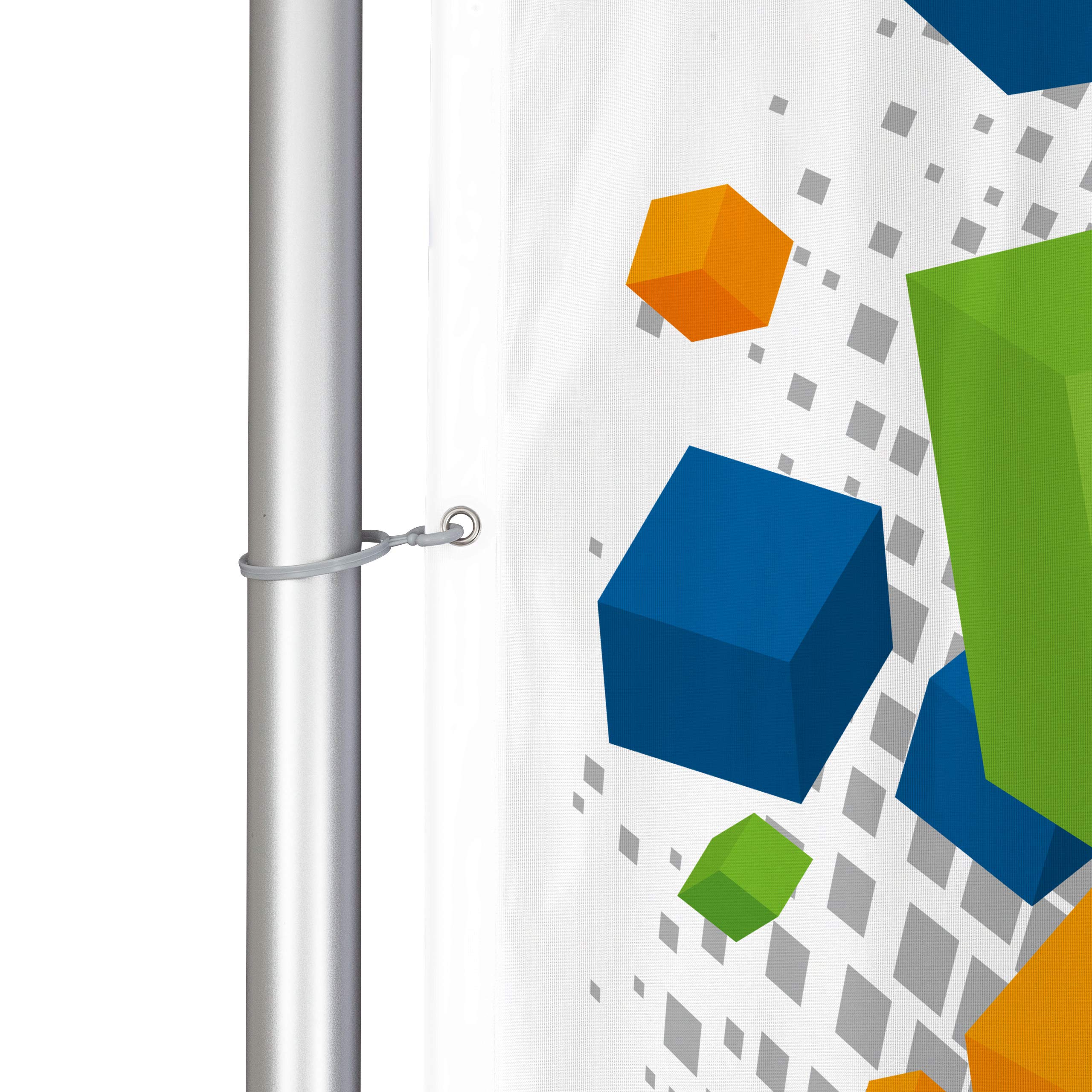 Vispronet T-Pole 200 Mobiler Fahnenmast – Alu, Höhenverstellbar 2,2–6 M, Mit 120 Cm Ausleger