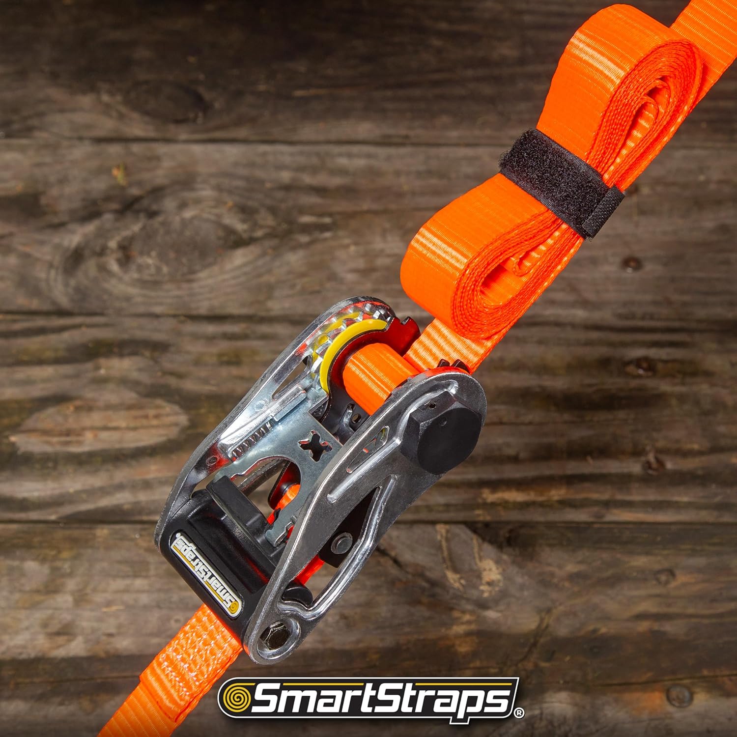 WINSTON PROD SmartStraps 14’ Premium Ratchet Straps, 4 Pack – 3,000lbs Break Strength, 1,000lbs Safe Work Load – Haul Heavy-Duty Loads Such As Boats and Appliances - Image 8