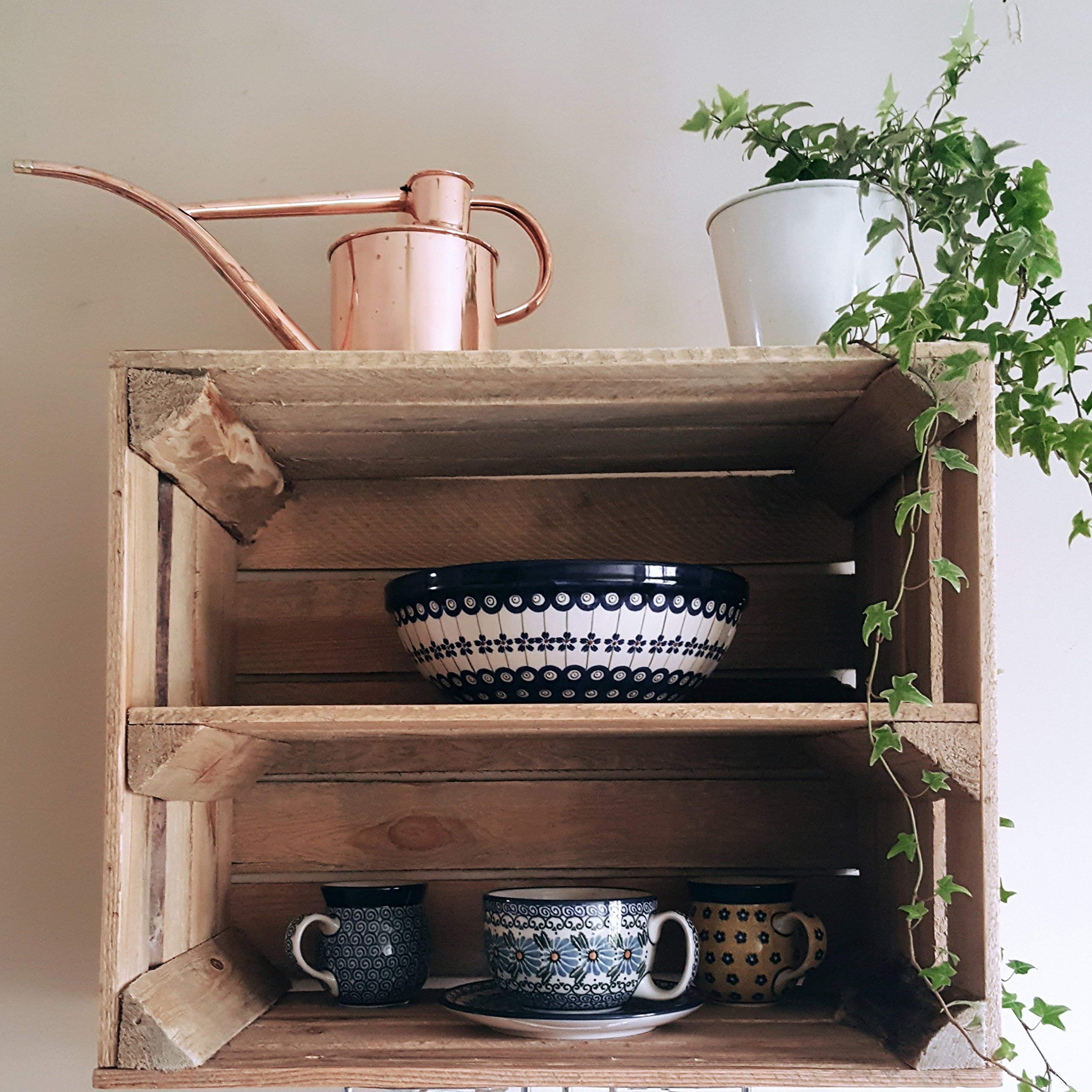 VINTAGE WOODEN WALL SHELF [FLASH SALE] - Reclaimed Apple Crates/Kitchen Cupboard Shelves. UK MADE - FREE DELIVERY