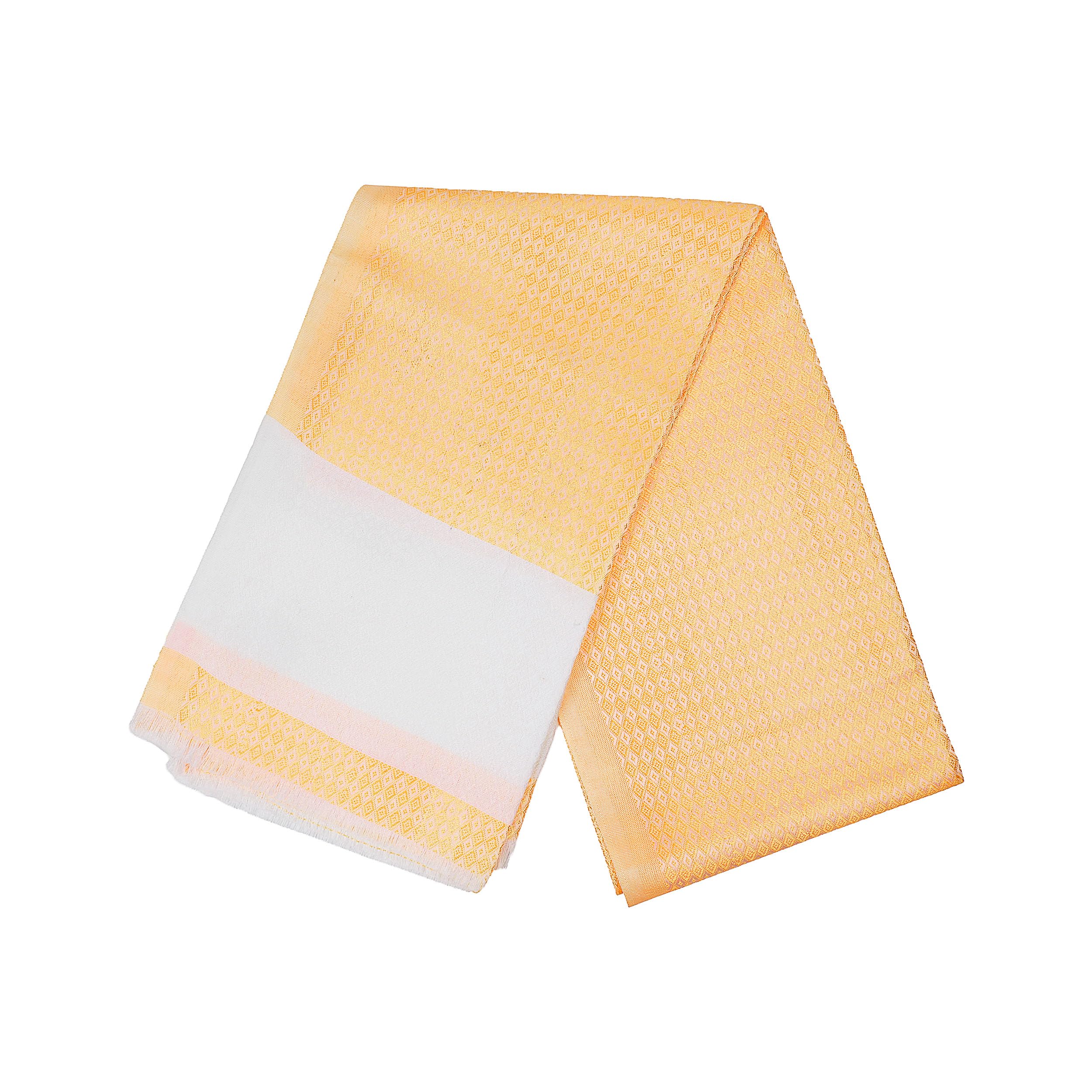 Men's Traditional Wedding Collection Oswal Shawl, Shela, Dupatta For Wedding And Traditional Function (Guest Gift Shawl) Use It, [Gold, Size - 30×60 Inches, 1.5 Meter]-image-7