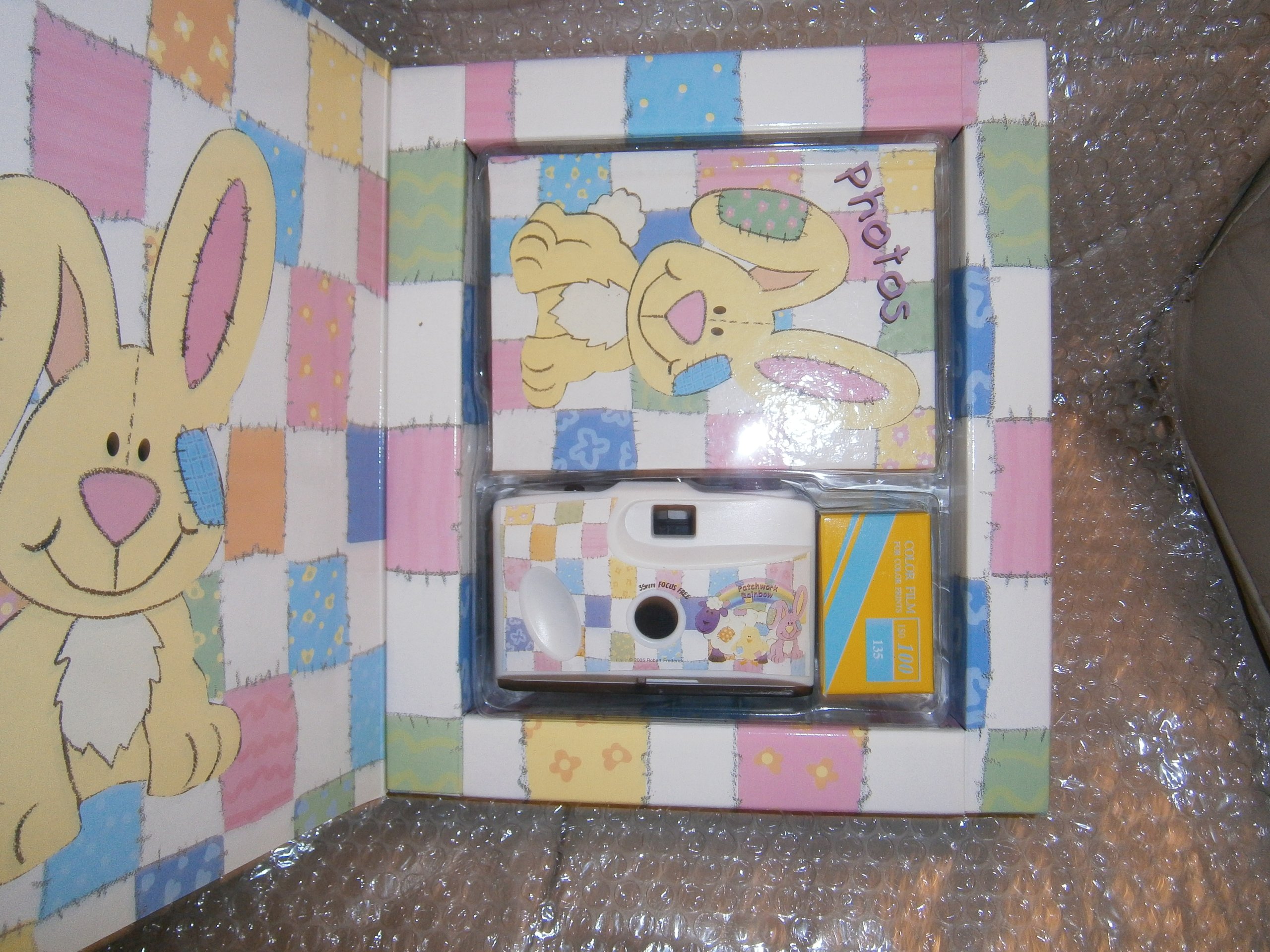 patch work rainbow fun with photography gift set