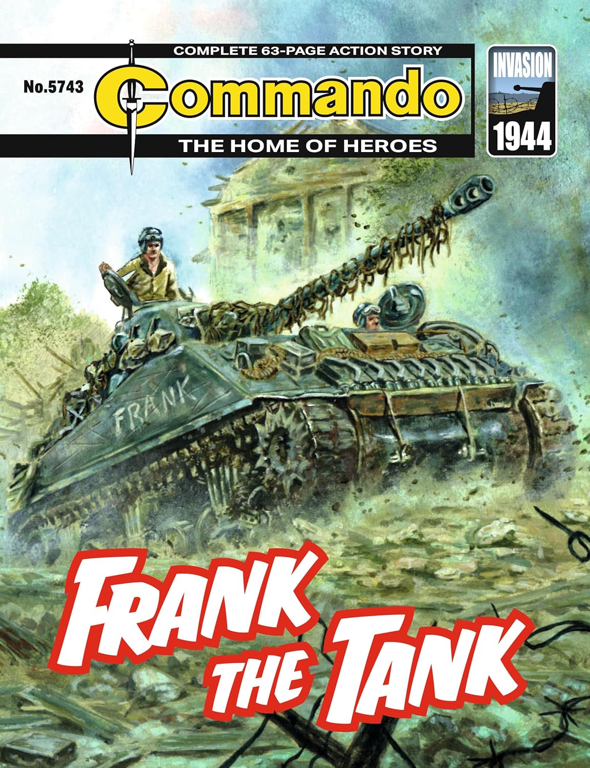 Amazon.com: Commando #5743: Frank The Tank eBook : Towns, Brent ...