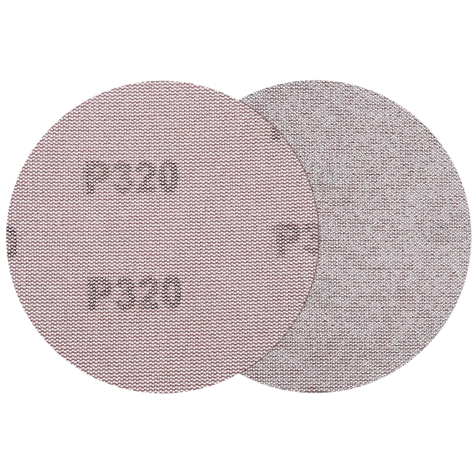 sourcing map 125mm (5 Inch) Mesh Sanding Disc, 5pcs 320 Grit Dust Free Drywall Sandpaper Hook and Loop Sander Pads for Drywall Putty Floor