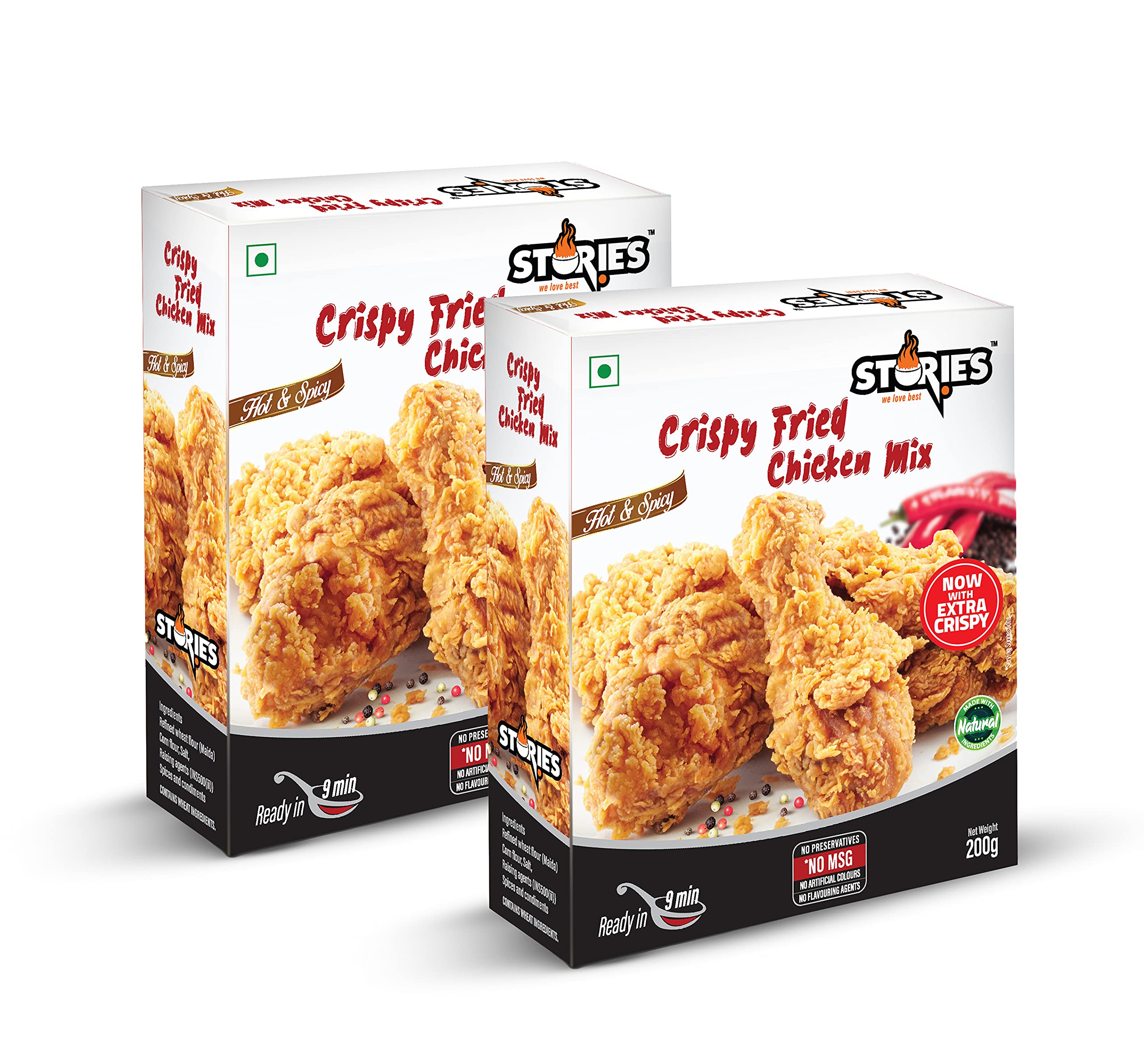 Stories Crispy Fried Chicken Mix- Hot And Spicy - Pack Of 2 (B09BL7RS1L) Amazon Price History, Amazon Price Tracker