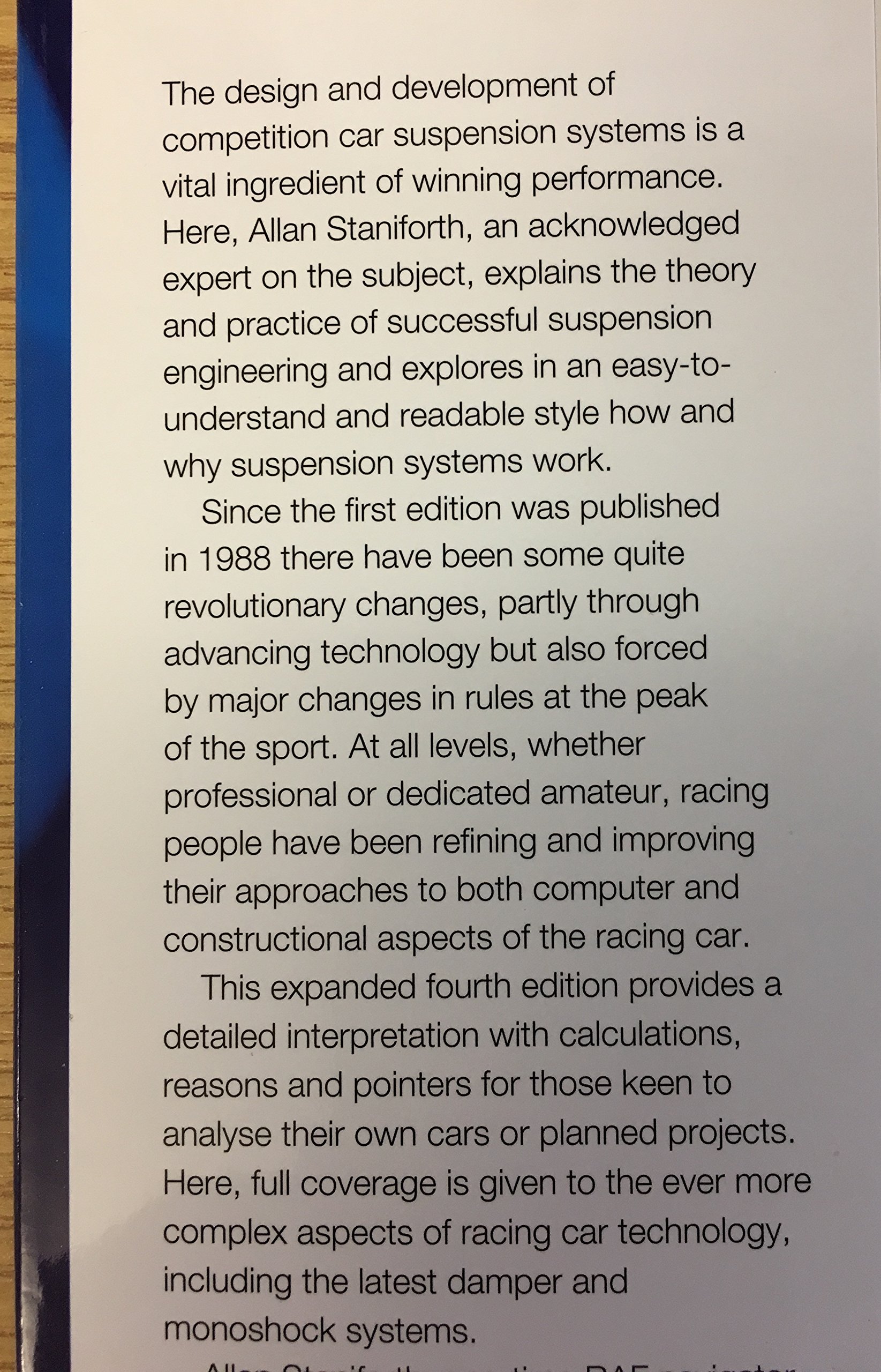 Competition Car Suspension: A Practical Handbook
