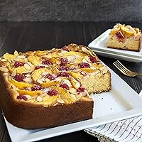 Vista 4 de Nordic Ware Molde para hornear antiadherente cuadrado de 2 piezas, capacidad de 14 tazas, molde para hornear pastel de queso con parte inferior