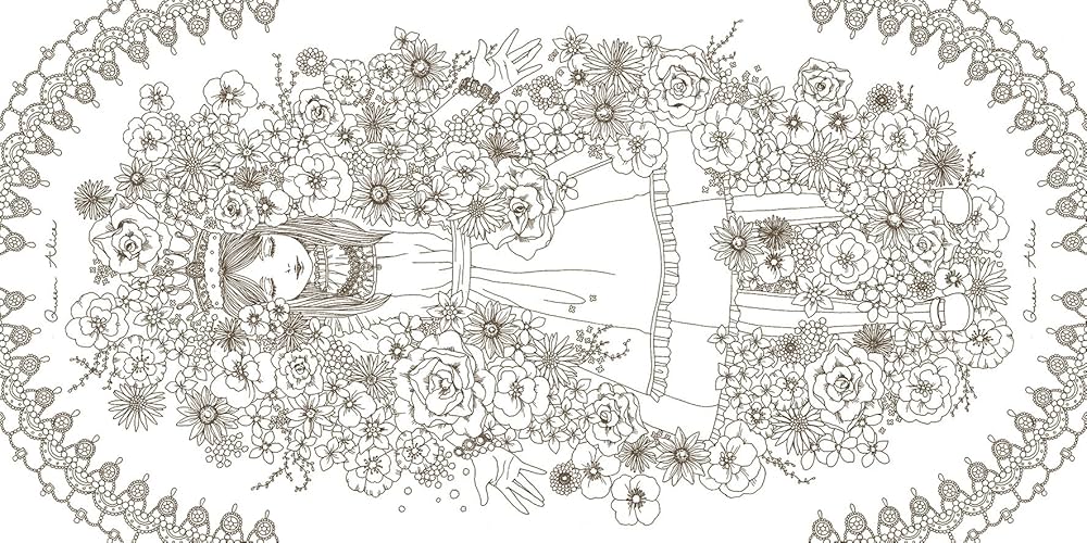 おしゃれな塗り絵BOOK アリスの不思議かわいい物語 | 手塚