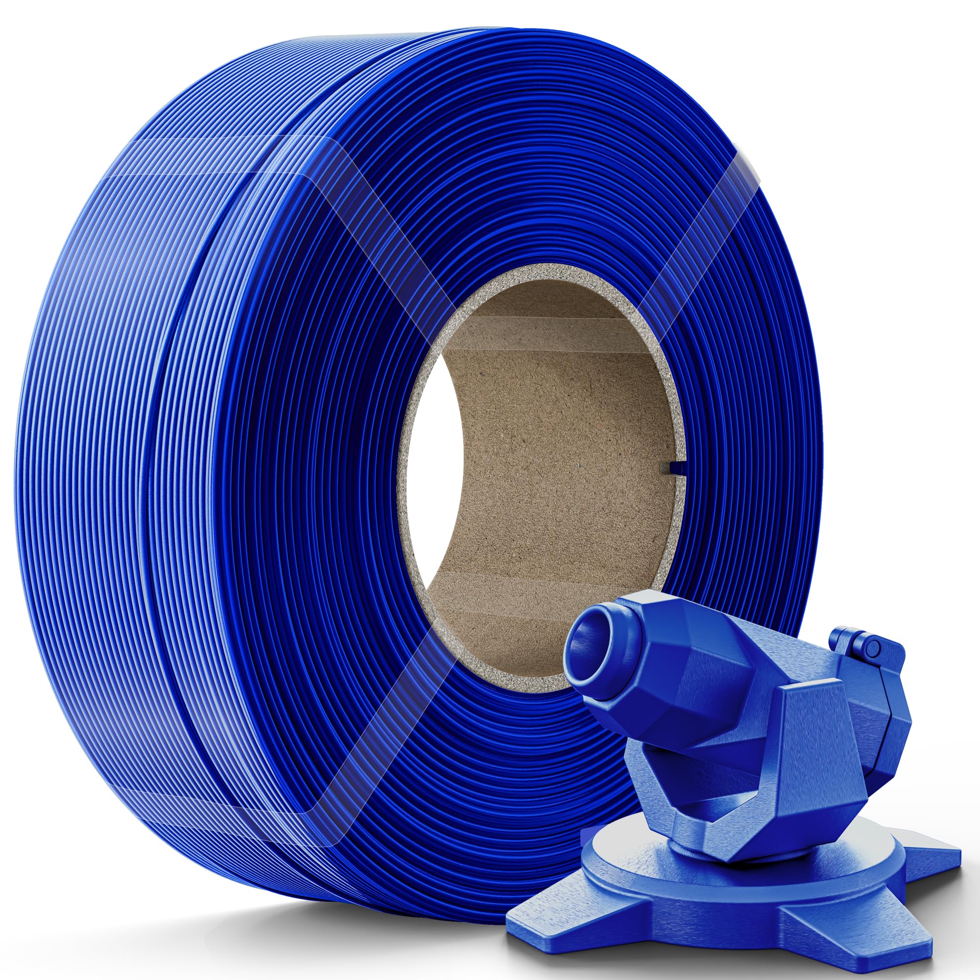 Creality PETG Filament Refill 1.75mm 3D Printer Filament, 1kg (2.2lb) Refilament for Bambu Lab Reusable Spool, Dimensional Accuracy ±0.03mm, Blue