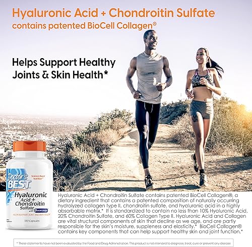 Miniatura 4 de Doctor s Best mejor ácido hialurónico con Chondroitin Sulfato DRB-00228 1 1
