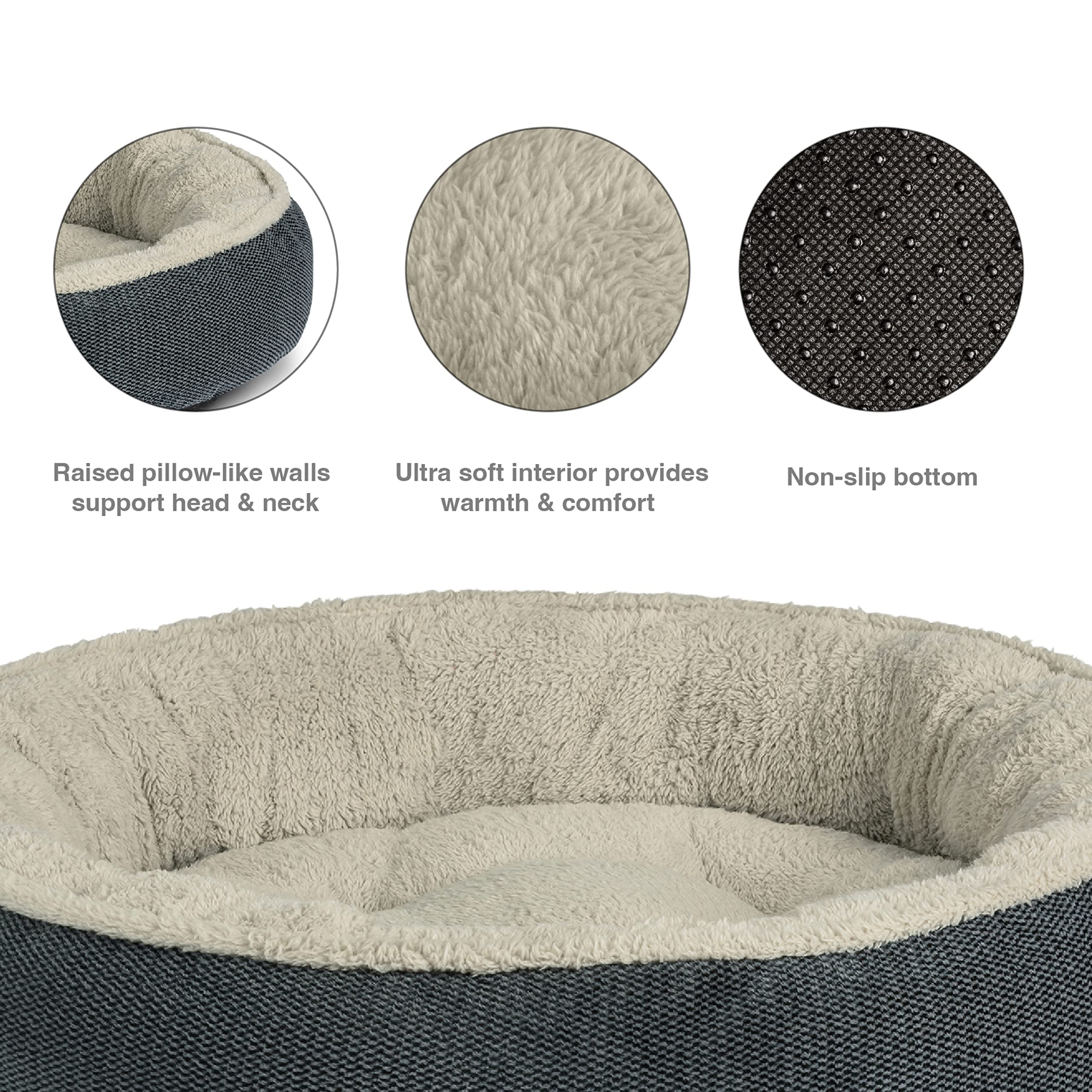 Amazon | Arden Selections 小型犬用ベッド 小型犬用 24インチ タフ