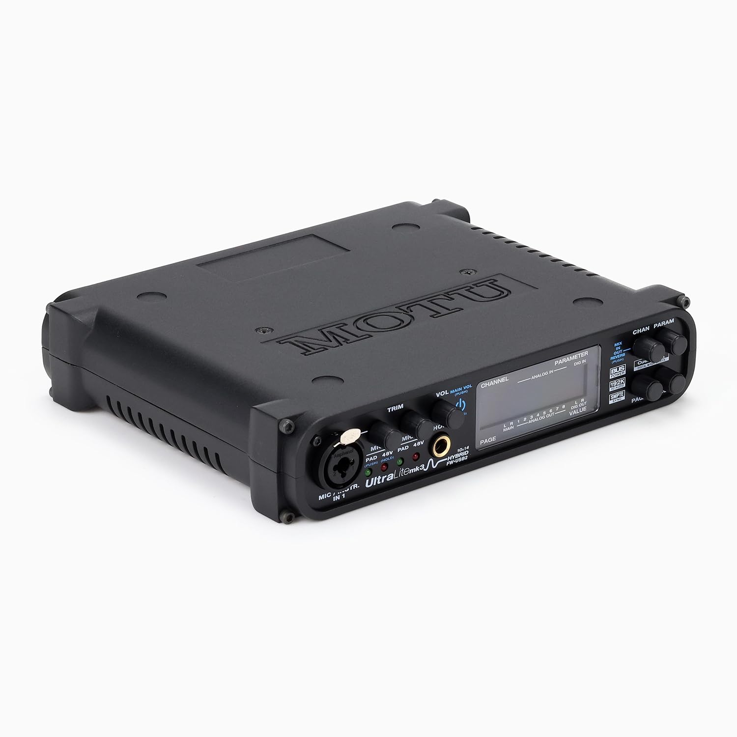 MOTU Ultralite mk3 Hybrid USBインターフェイス