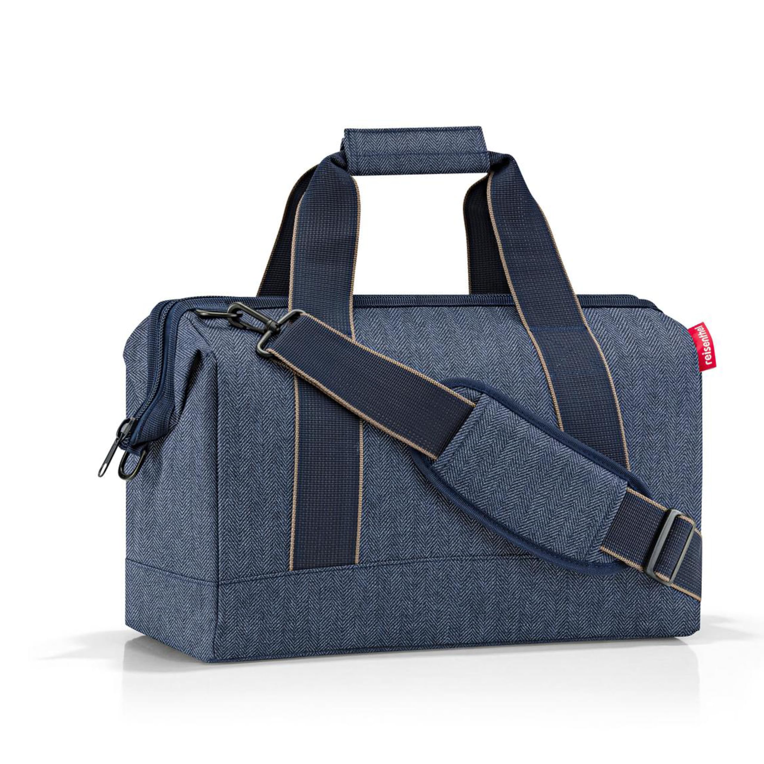 Reisenthel MS4113 ALLROUNDER M HERRINGBONE DARK BLUE Gym Bag Women's HERRINGBONE DARK BLUE Size Unica