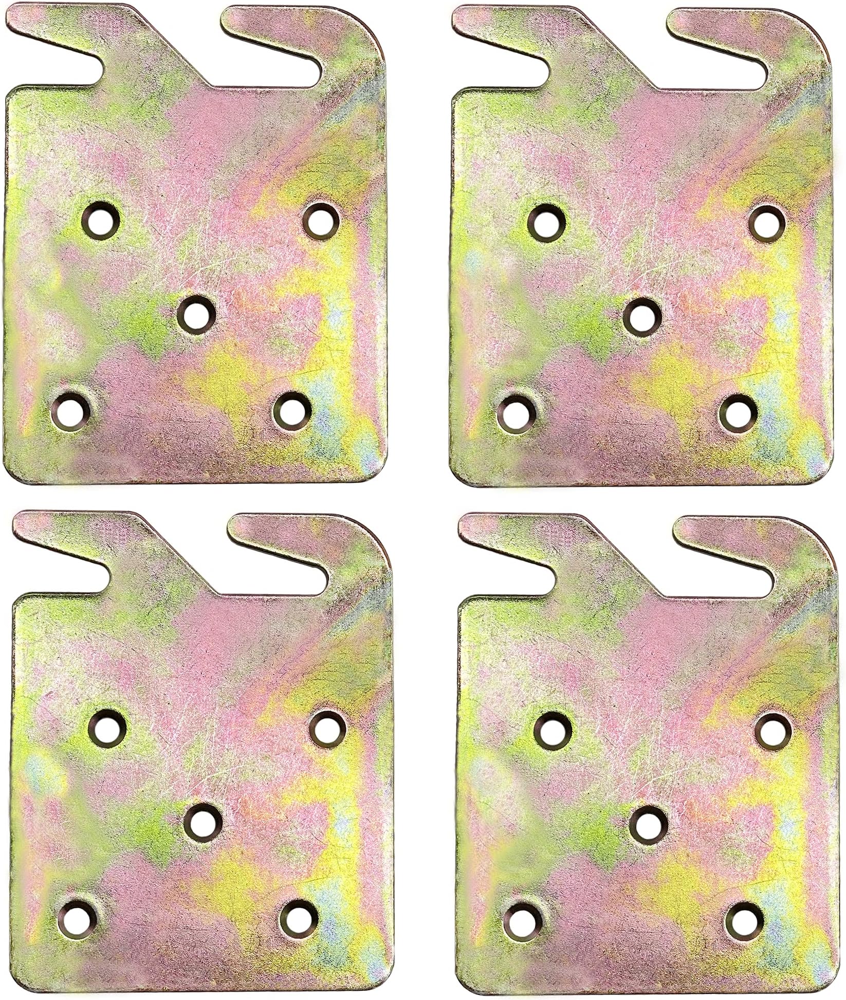 Bed Claw RetroHook Plates For Wooden Bed Rail Restoration