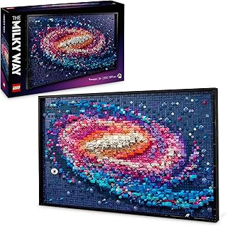 LEGO Art Galaxia Vía Láctea Arte Mural y Decoración de Pared para el Salón y Hogar, Regalo Creativo de Astronomía para Hom...