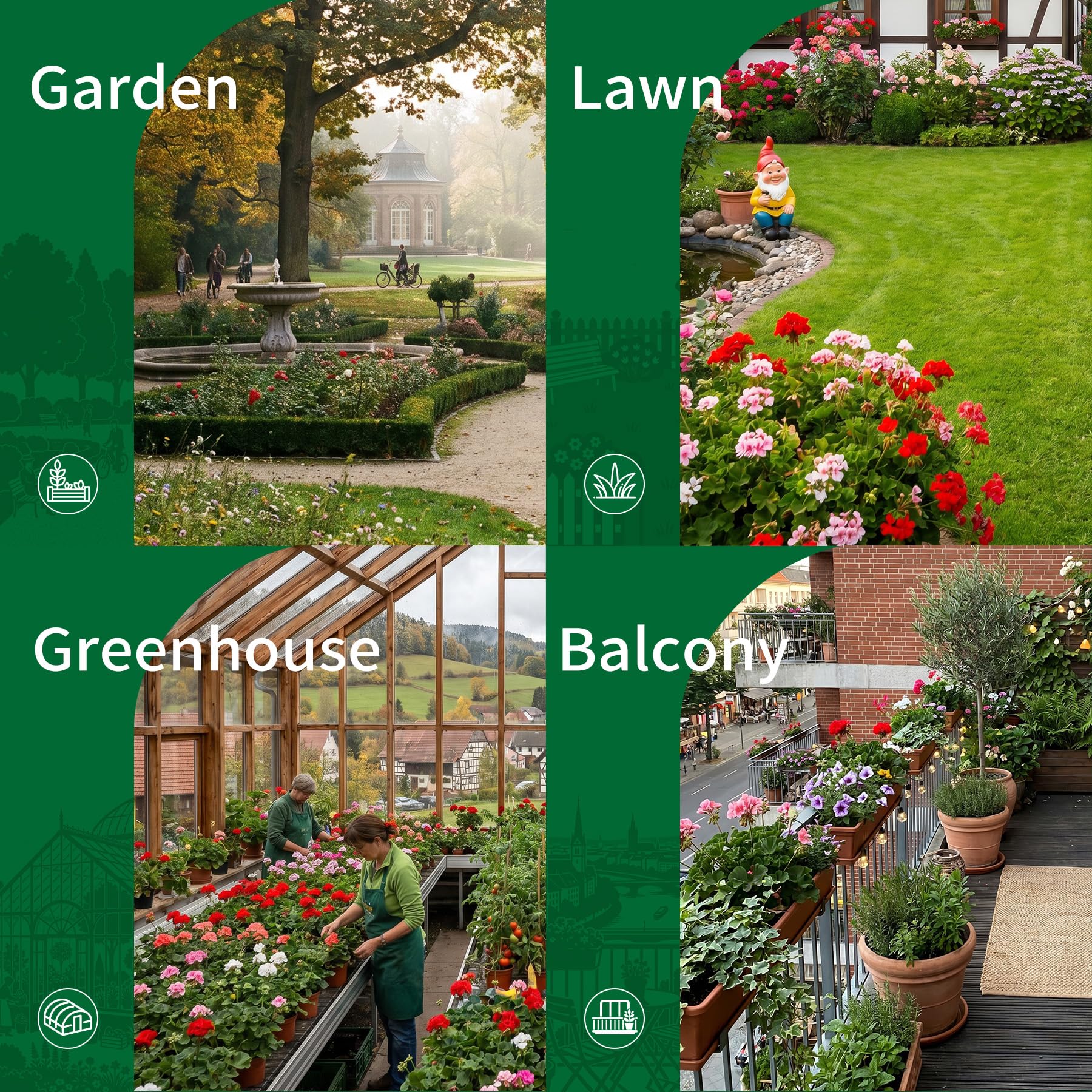 Solar Bewässerungssystem Garten mit Steuergerät, Wiederaufladbar Automatische Bewässerung 132 Timer-Modi Bewässerungssystem Balkon für 15 Topfpflanzen für Garten, Balkon, Gewächshaus