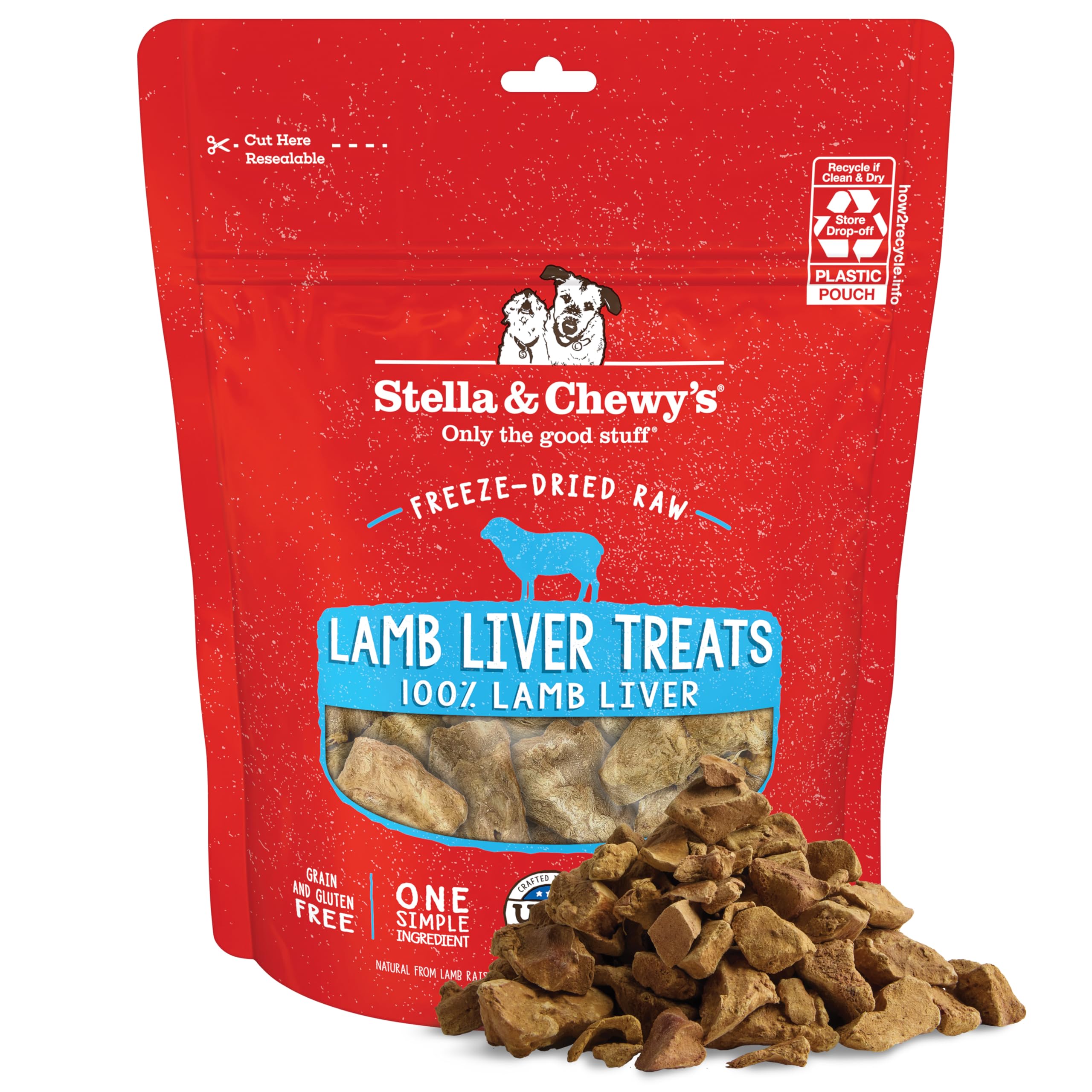 Stella & Chewy's- Lamb Liver Treats - 3 oz