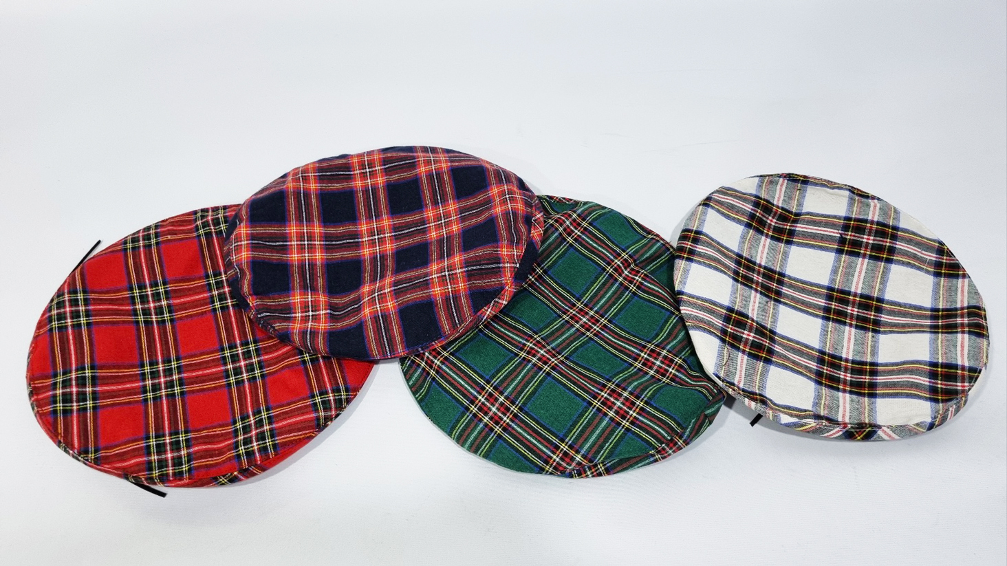 Amazon | [ウィズムーンズ] 帽子 タータンチェック柄ベレー帽