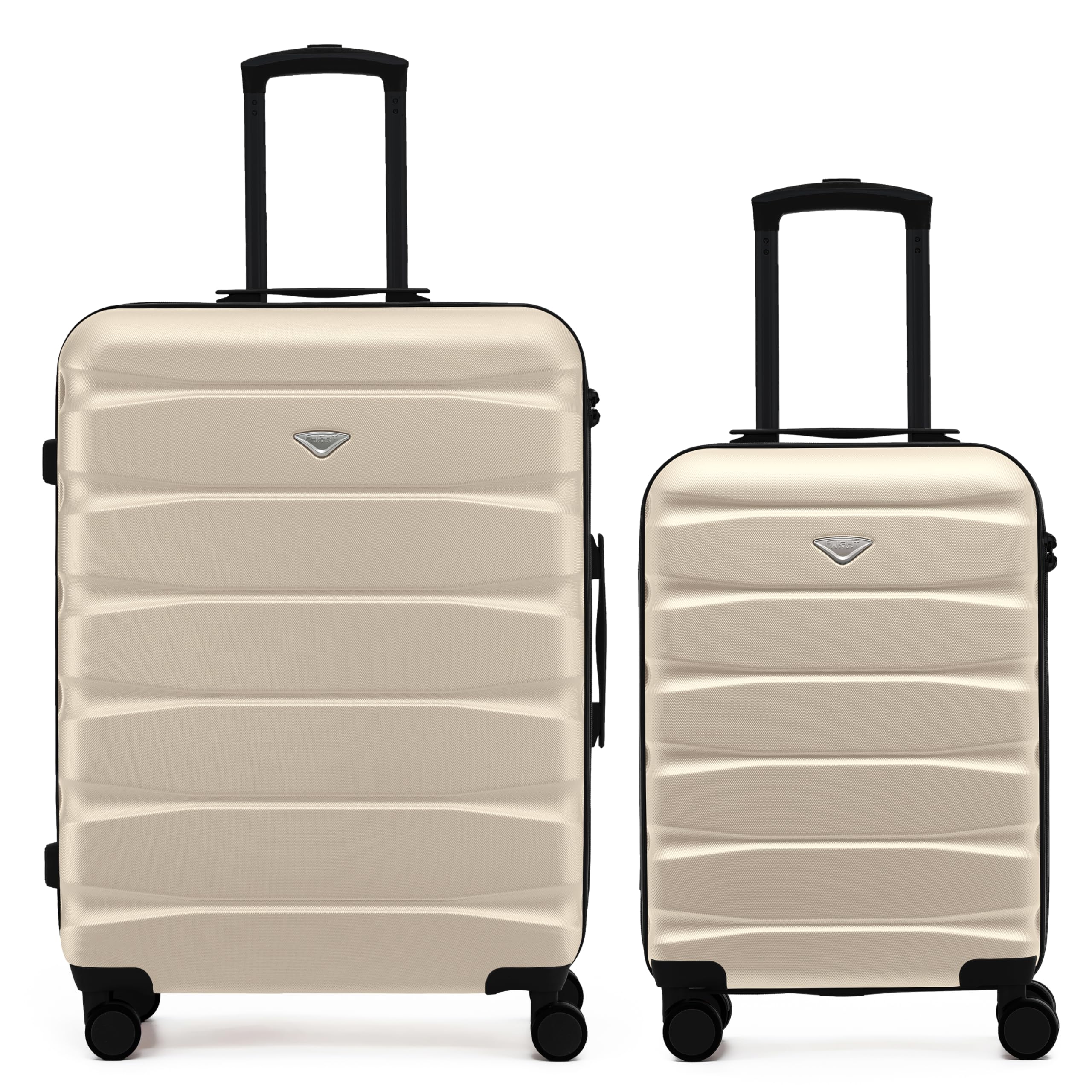 Flight Knight Underseat Cabin Suitcase 45x36x20cm | Free Hand Luggage for EasyJet & Wizz Air | Lightweight ABS Hard Shell with 8 Silent-Glide Spinner Wheels | Max Space Travel Bag — view 55