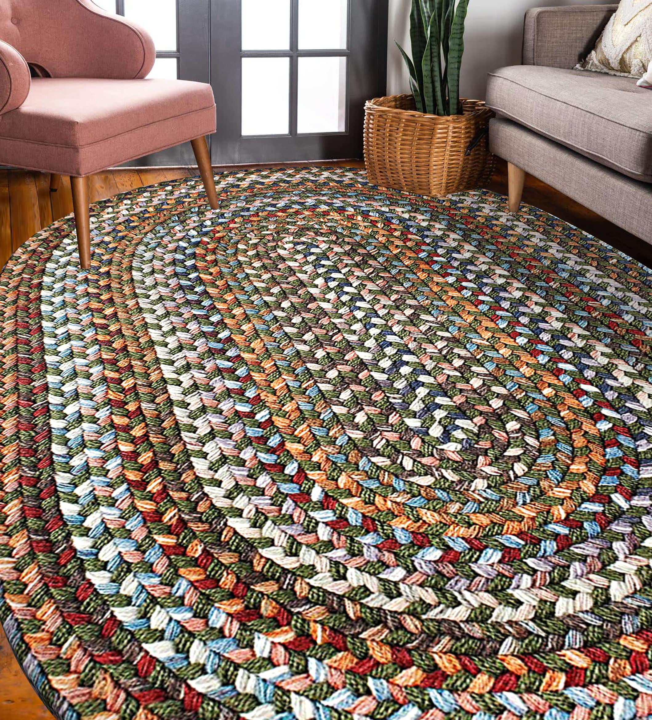RRI Home Decor Ashley Area Rug, 2x8, Greengrass
