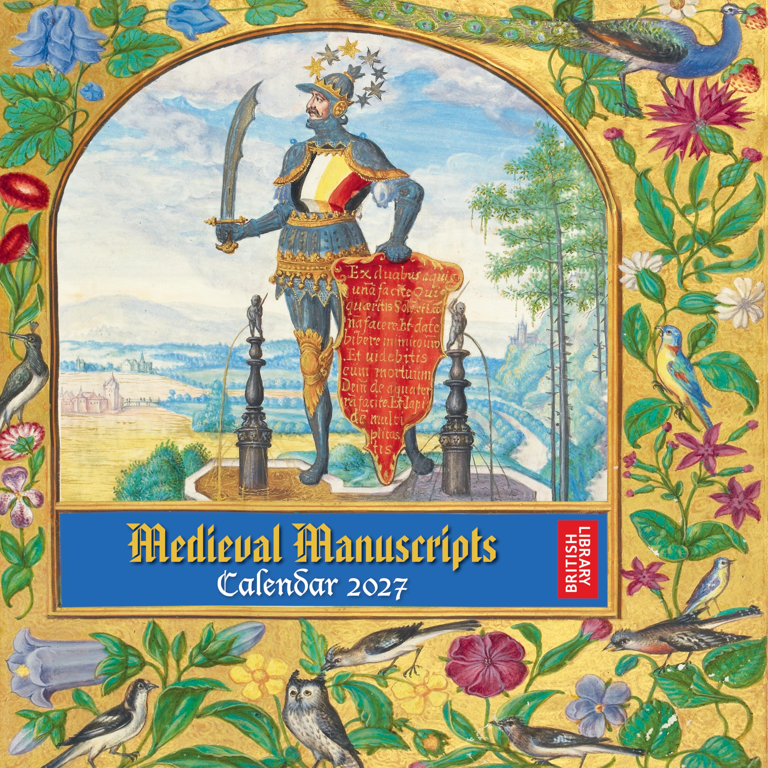 British Library: Medieval Manuscripts Wall Calendar 2027 (Art... - 9781806940929