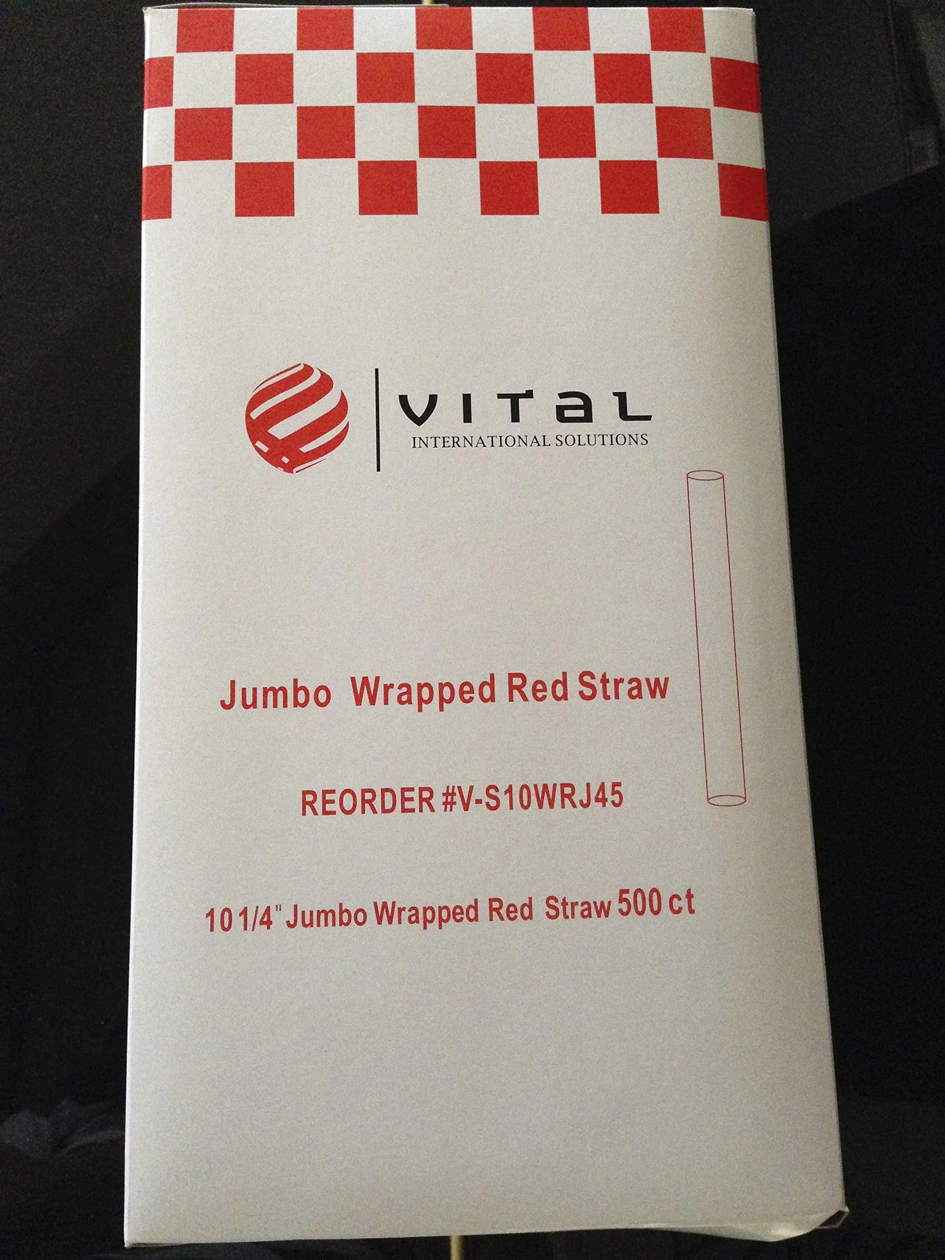 500 ct. Wrapped Translucent Straws - 10 1/4" by East and West