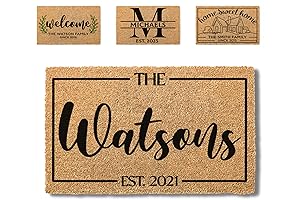 Personalized Family Door Mat: A Warm Welcome Home