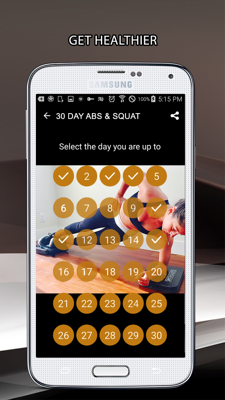 30 Day AB and Squat Challenge - App on Amazon Appstore
