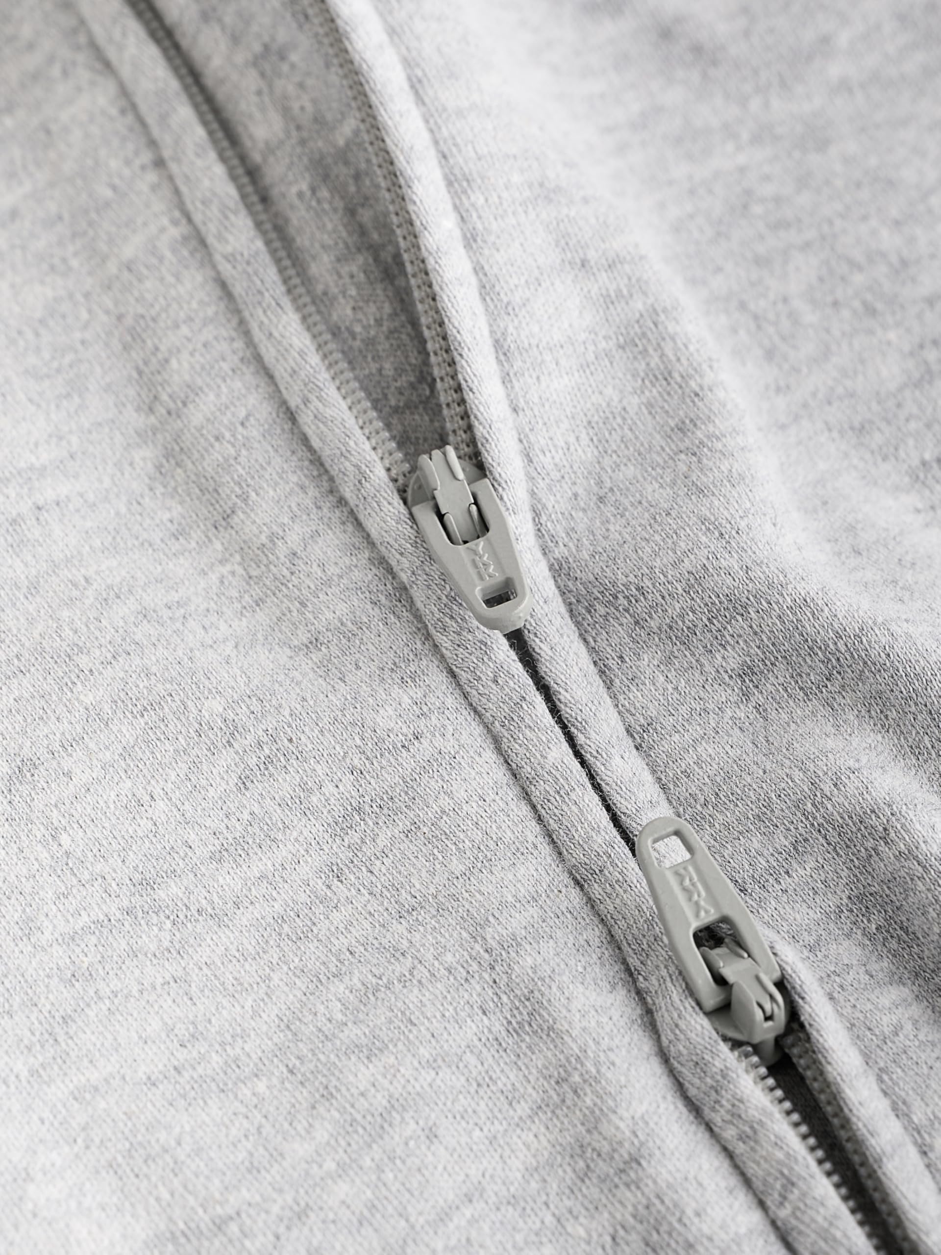 NEXT Unisex Bambino Confezione da 3 tutine basic per neonati in 100% cotone con zip