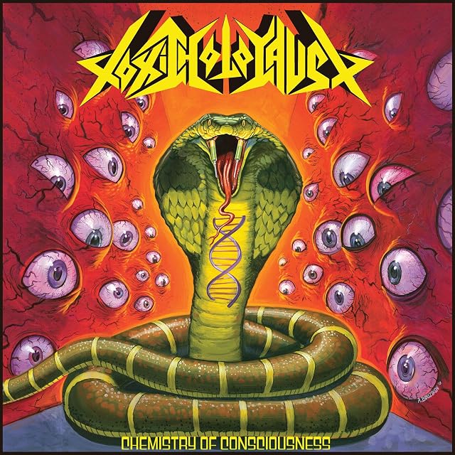 Chemistry Of Consciousness (Vinil Splatter Colorido) por Toxic Holocaust, capa do álbum