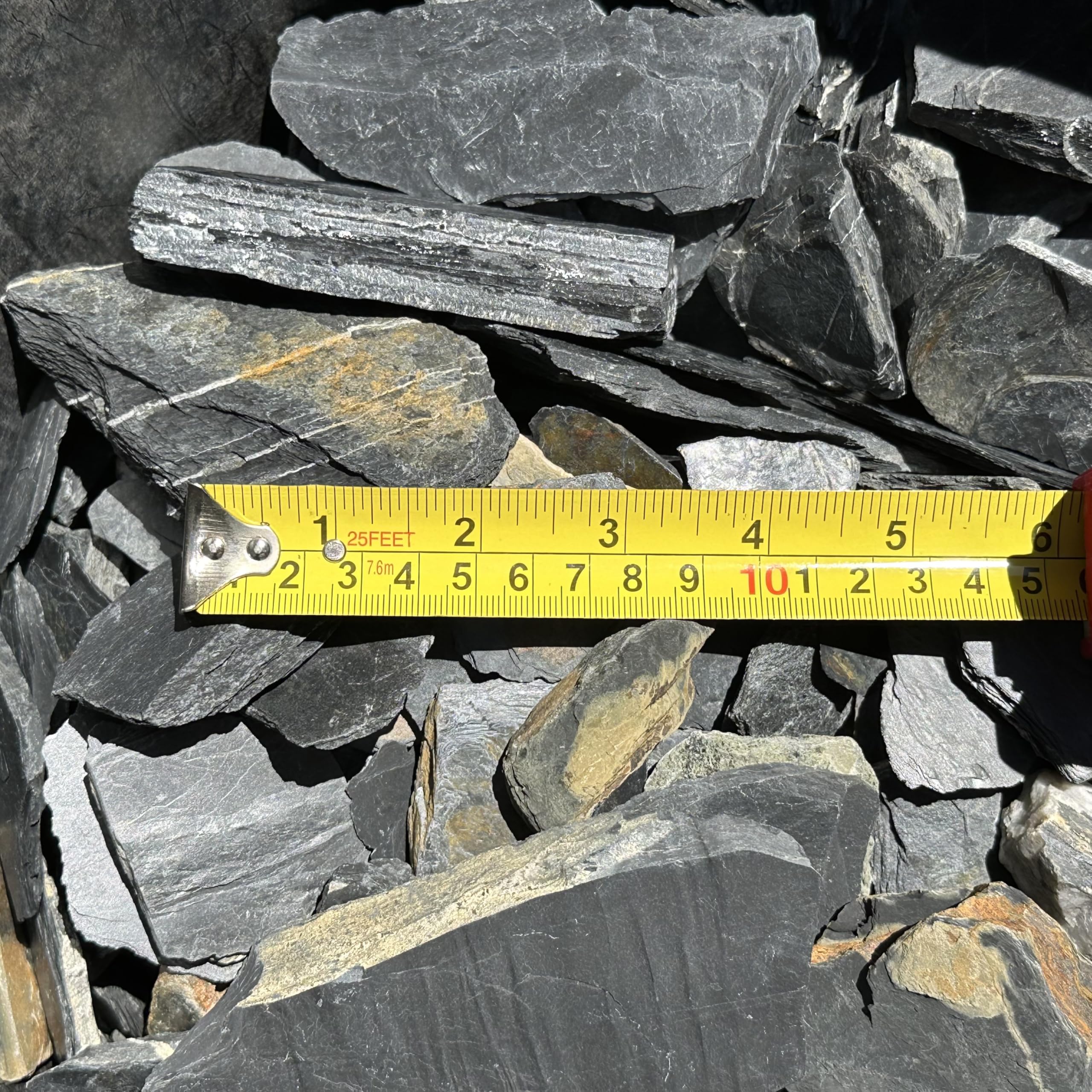 Amazon.com: 18 Pounds of Black Dragon Scales Slate Stones 1