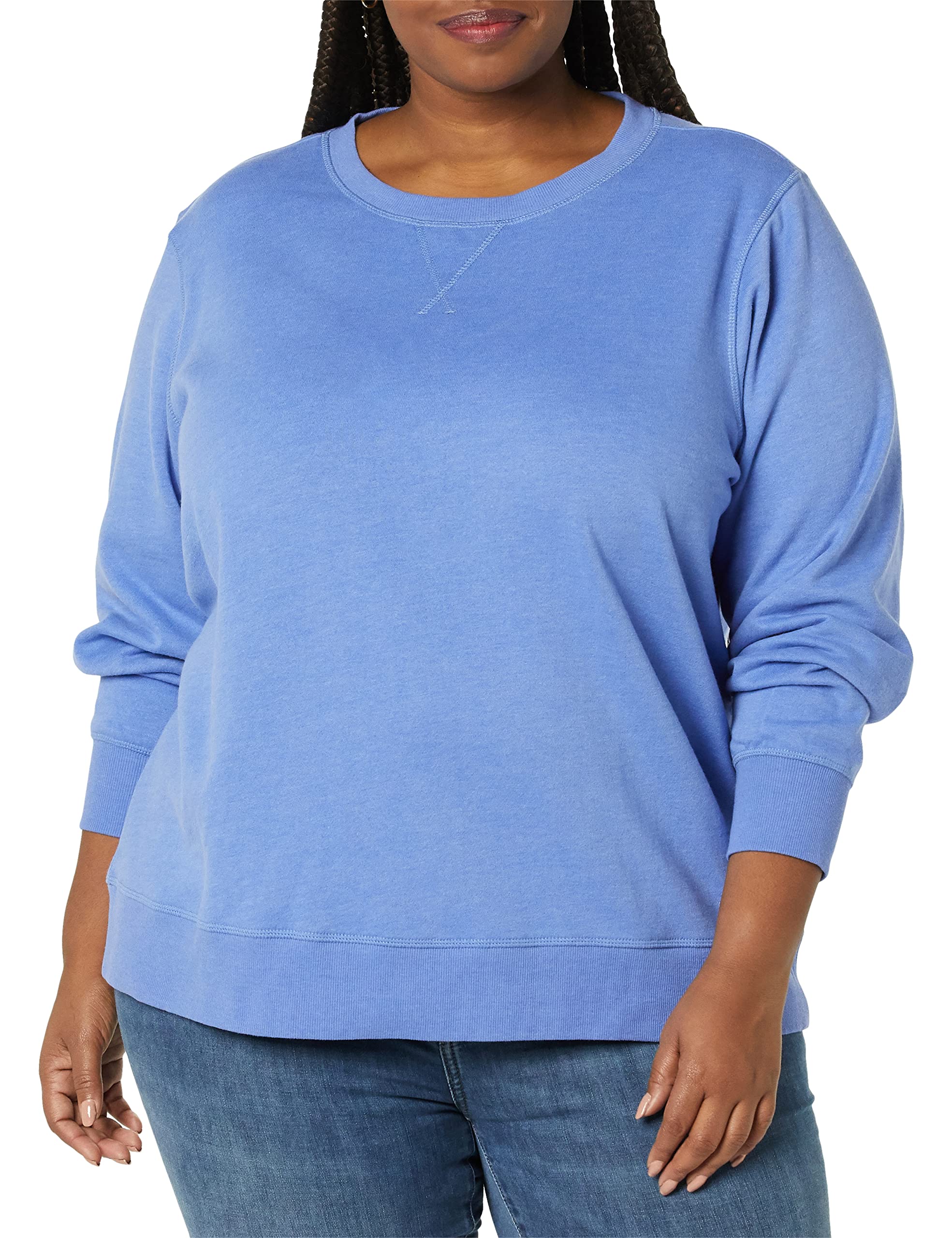 Amazon Essentials Mujer Sudadera con Cuello Redondo de Forro Polar (Disponible en Tallas Grandes) — view 53