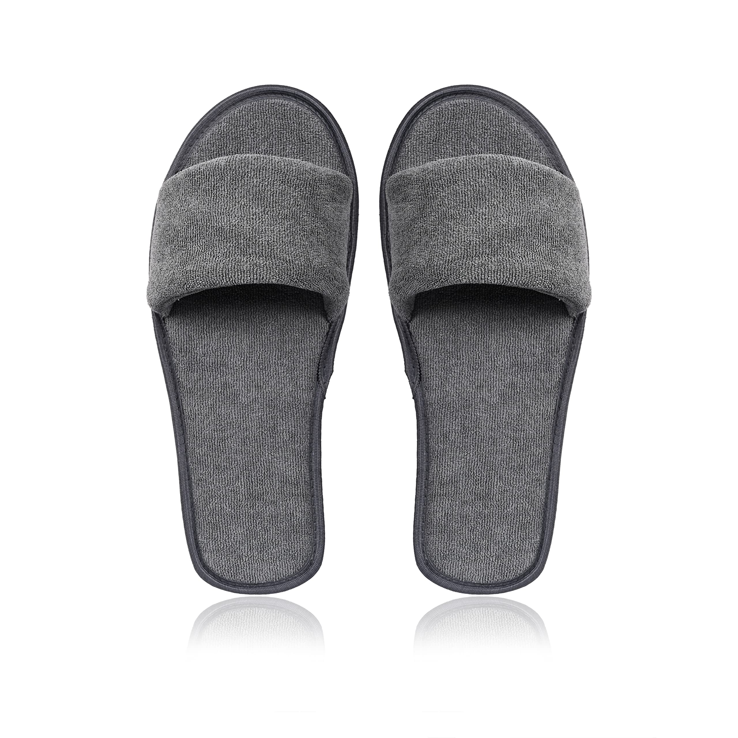 mifuzi Women's Home Slippers Indoor House Bedroom Room Carpet Open Toe Cloth Slippers Women Girls-picture-35