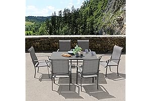 Spacious nuu garden Outdoor Dining Set for Patio and Poolside Gatherings