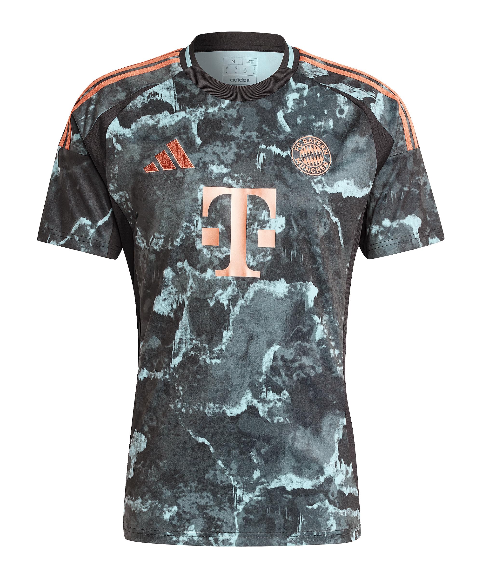 '24-'25 Bayern Munich Away Shirt Polyester Made By: Adidas Men's Black Medium