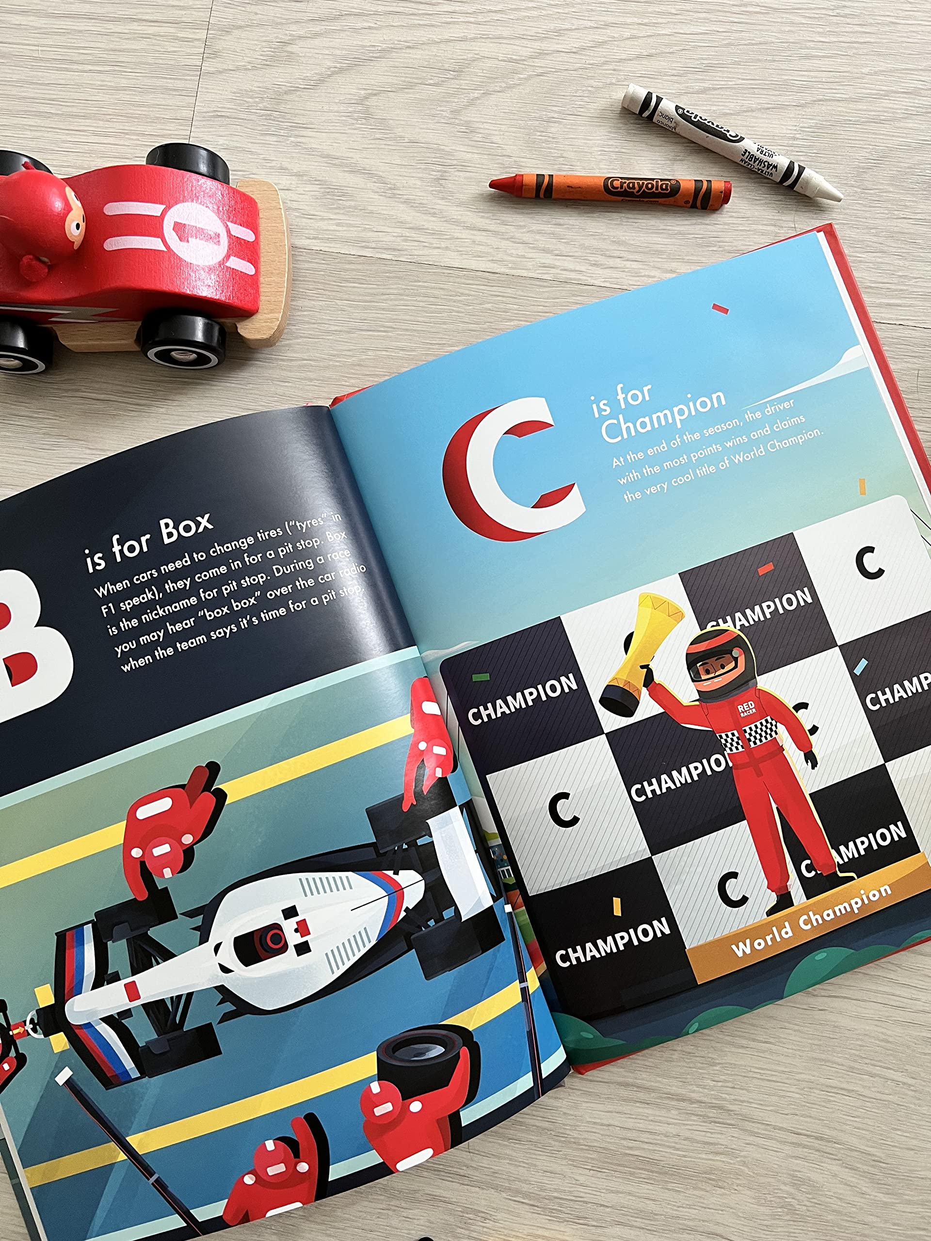 ABCs of Racing: Alphabet Formula 1 Racing Book for Kids & Young Fans (3–8)