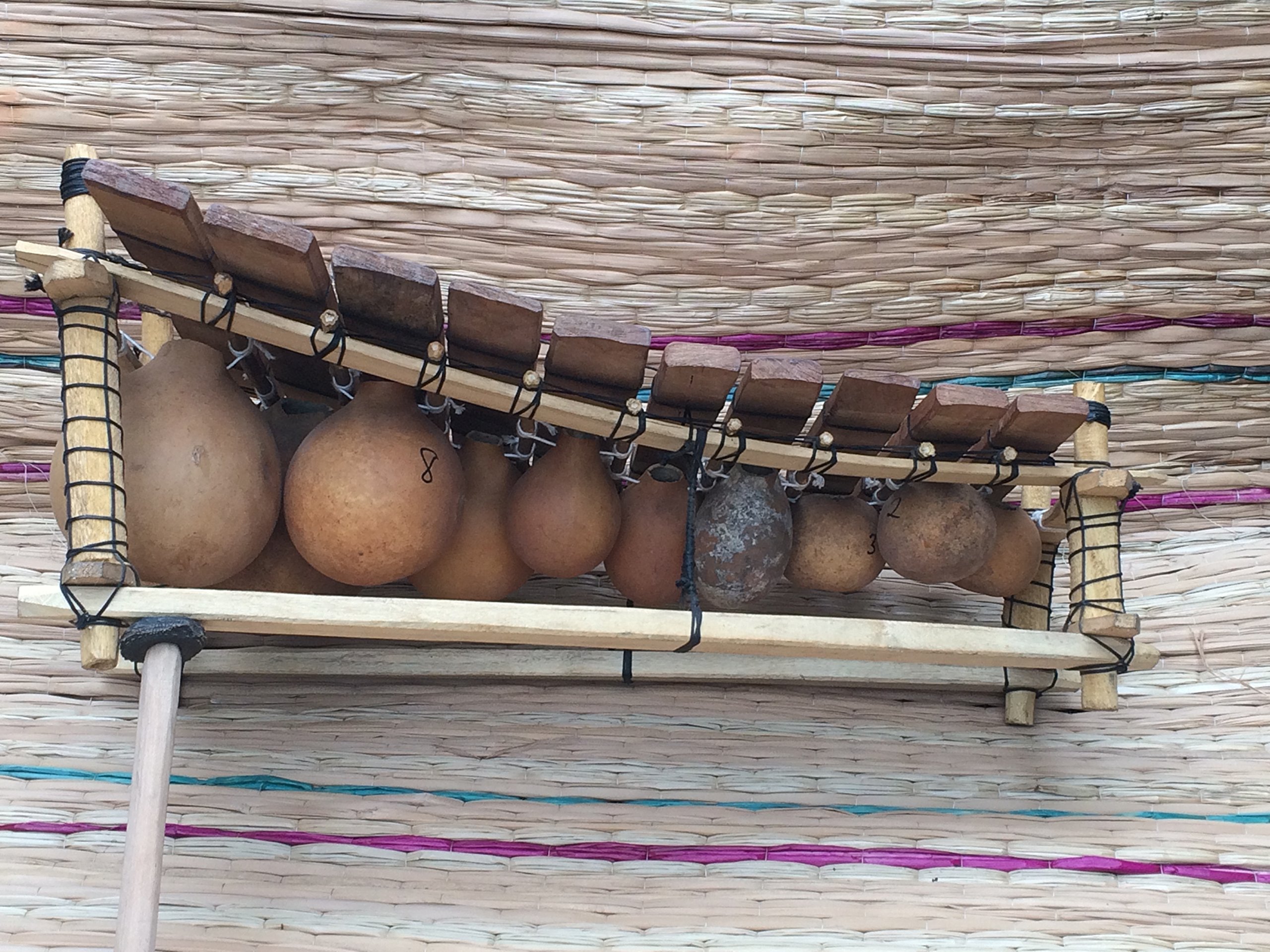 Genuine 10 portachiavi in legno africano xilofono – Fair Trade from Ghana